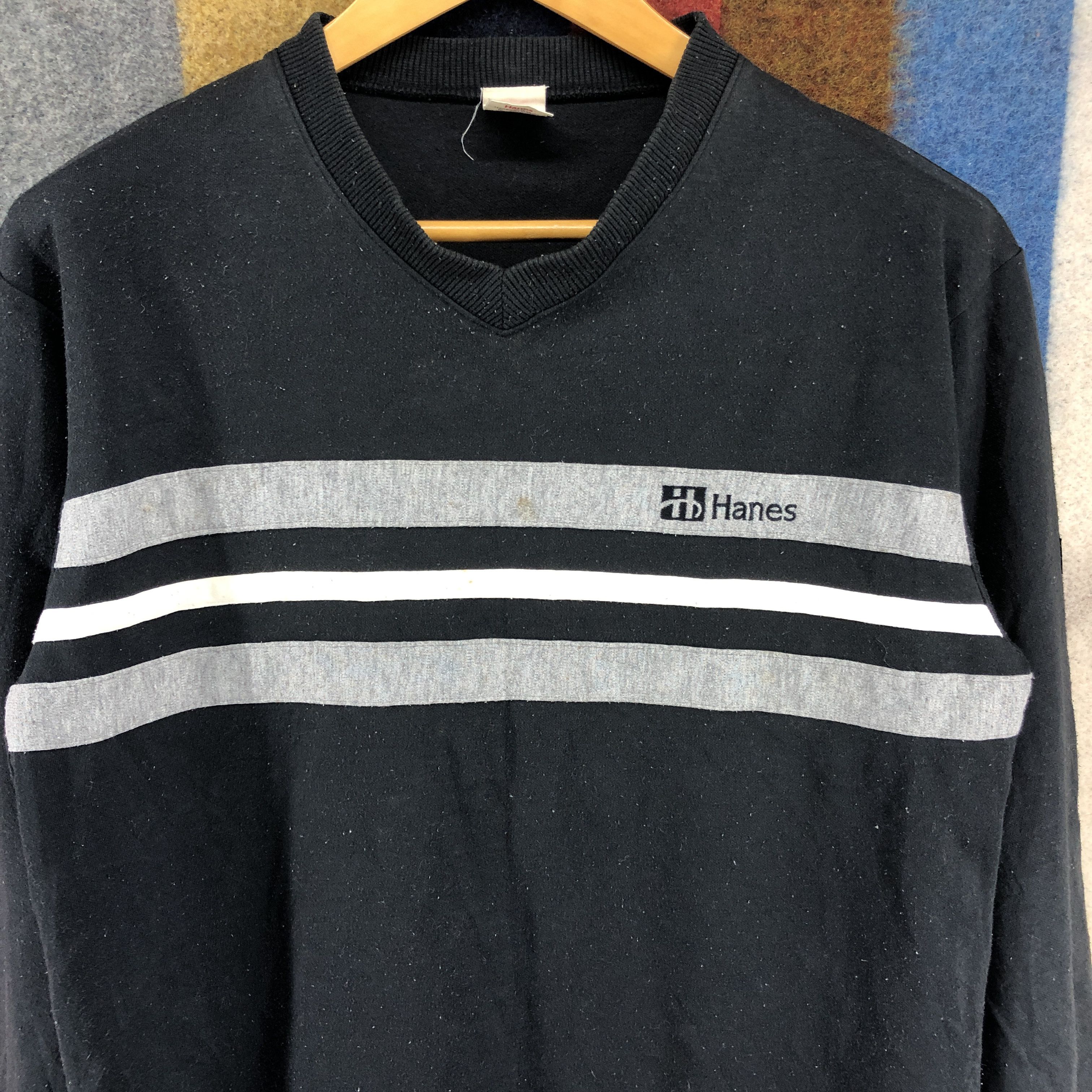 Hanes HANES Crew Neck Sweatshirt #0185/A Size US M / EU 48-50 / 2 - 2 Thumbnail