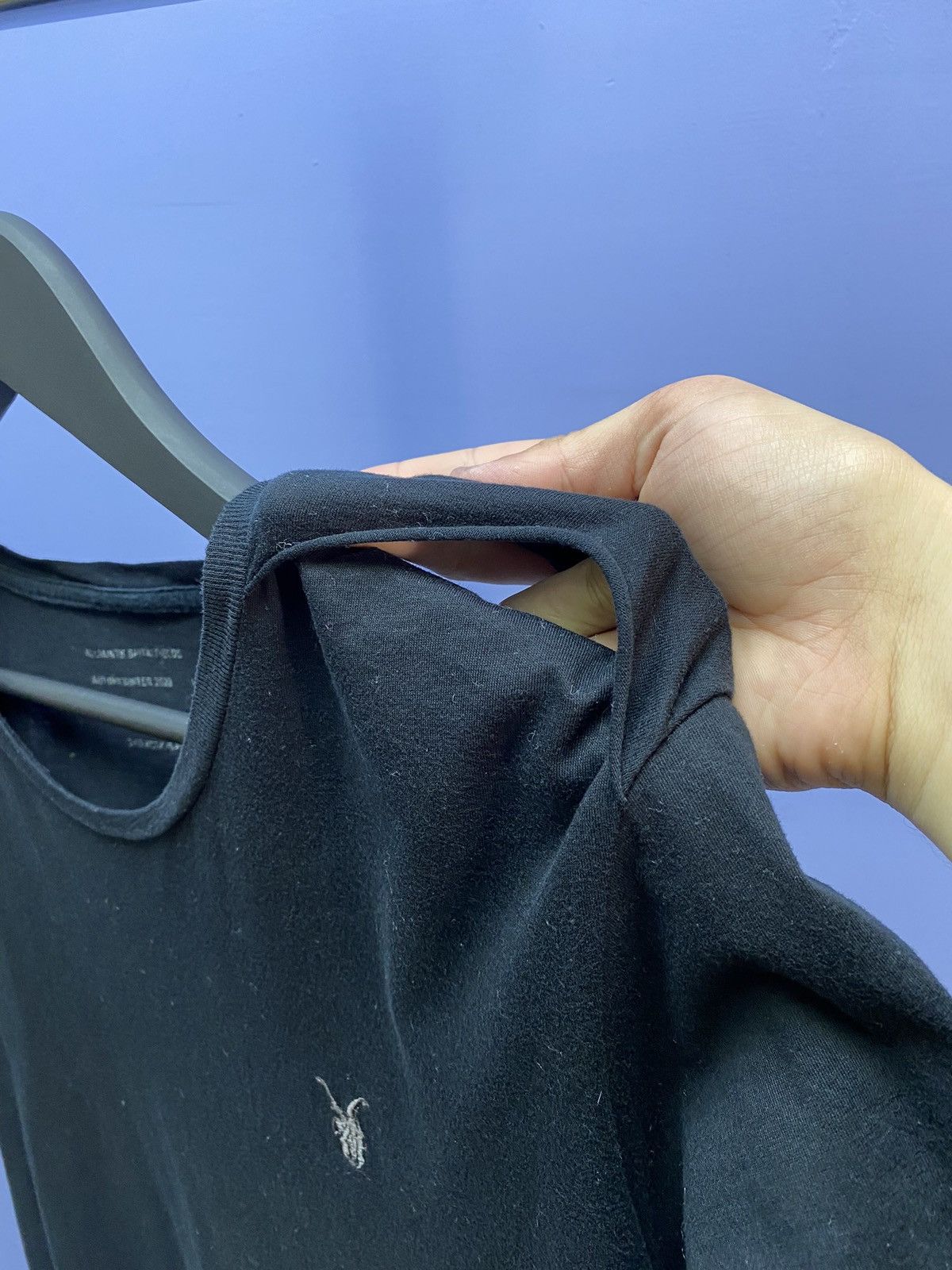 Allsaints Allsaints Basic Black T shirt Size US L / EU 52-54 / 3 - 10 Thumbnail