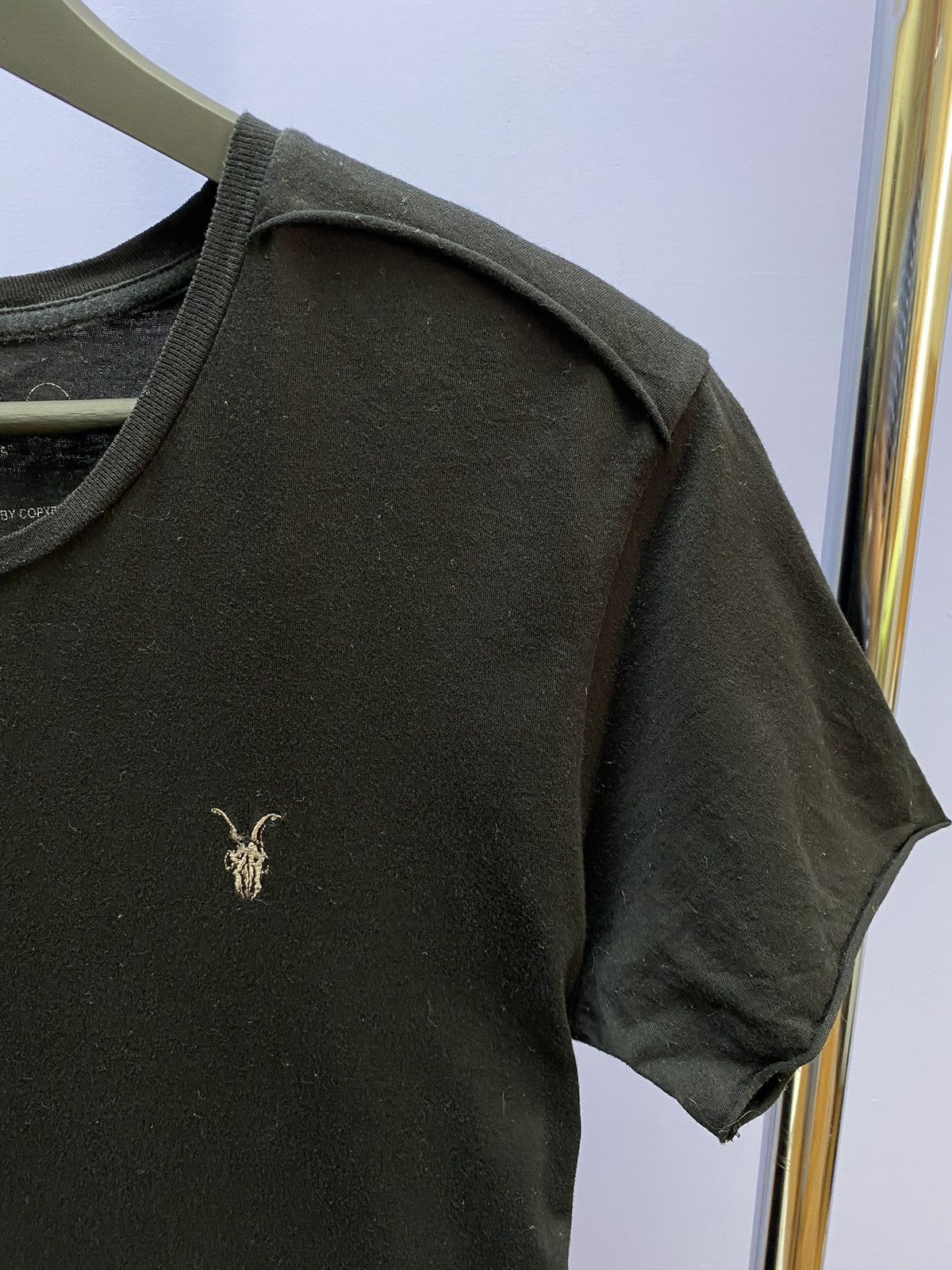 Allsaints Allsaints Basic Black T shirt Size US L / EU 52-54 / 3 - 7 Thumbnail