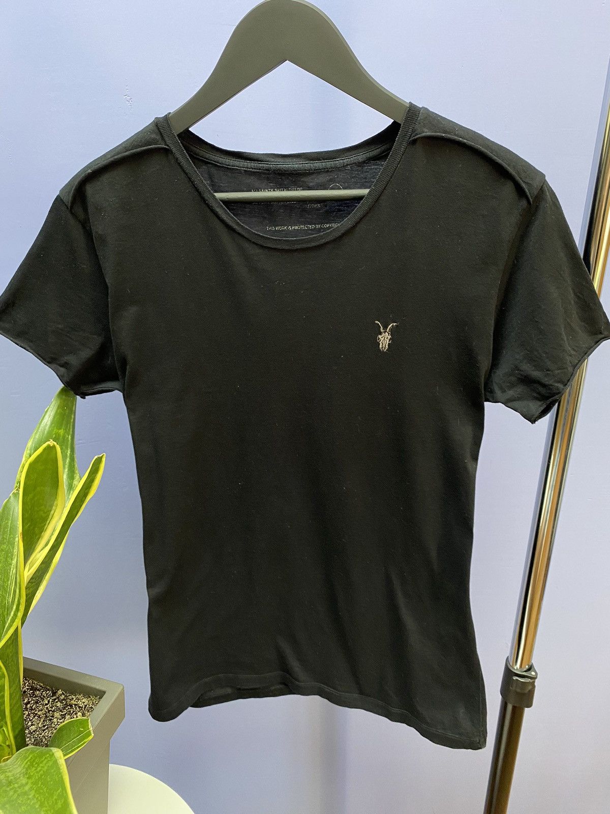 Allsaints Allsaints Basic Black T shirt Size US L / EU 52-54 / 3 - 5 Thumbnail