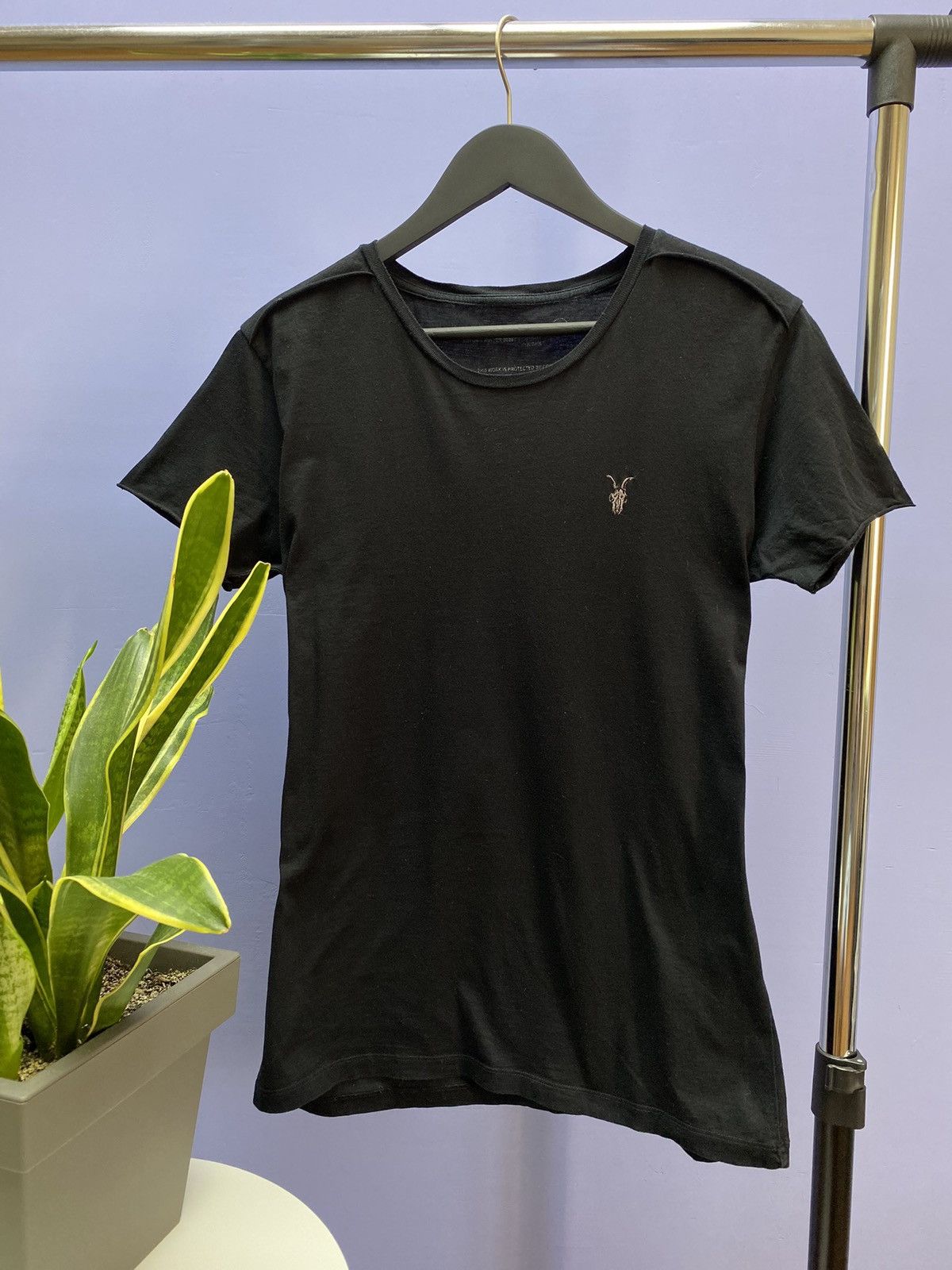 Allsaints Allsaints Basic Black T shirt Size US L / EU 52-54 / 3 - 1 Thumbnail
