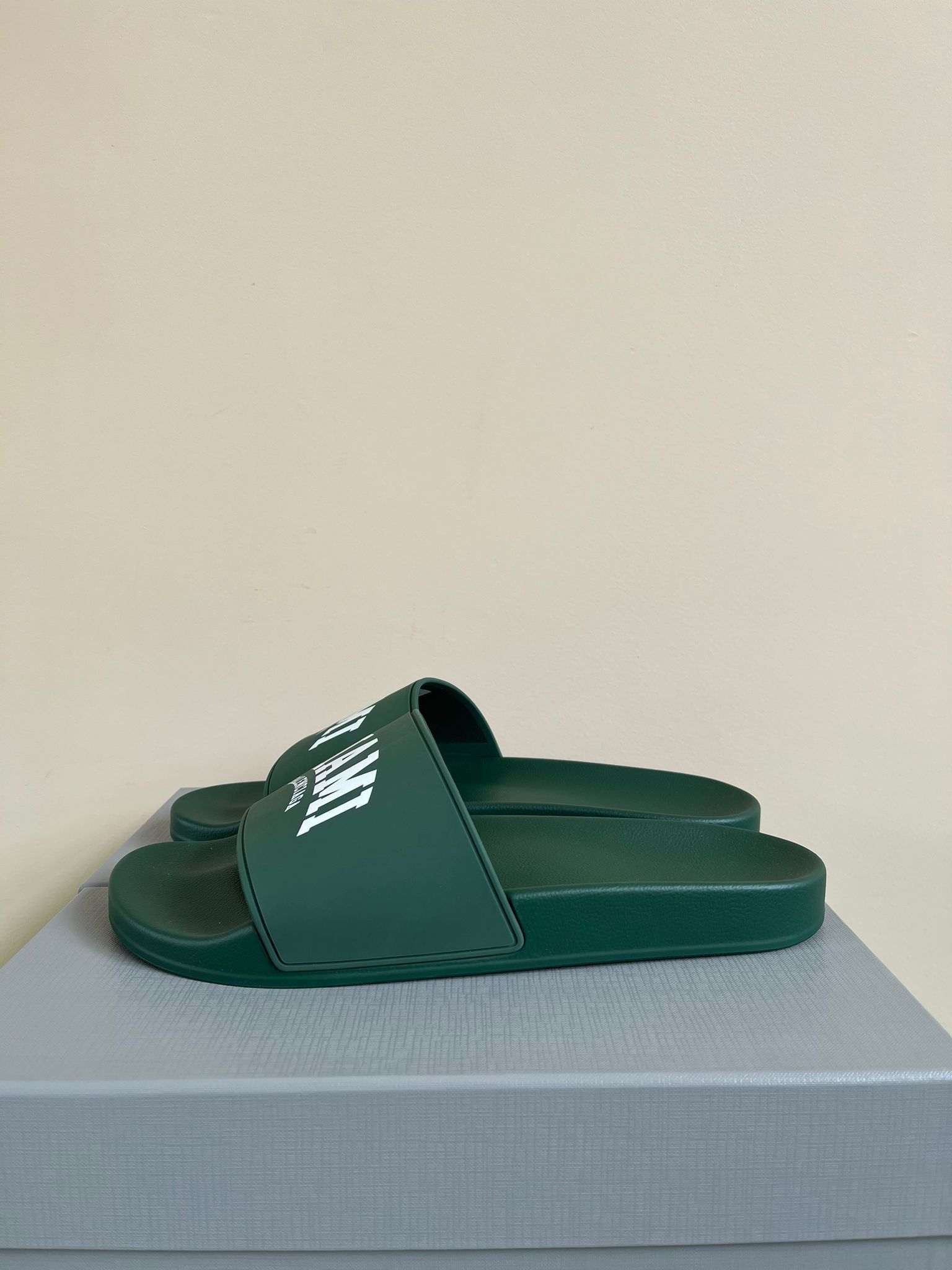 Balenciaga Miami Logo City Slides in Green Size US 10 / EU 43 - 3 Thumbnail