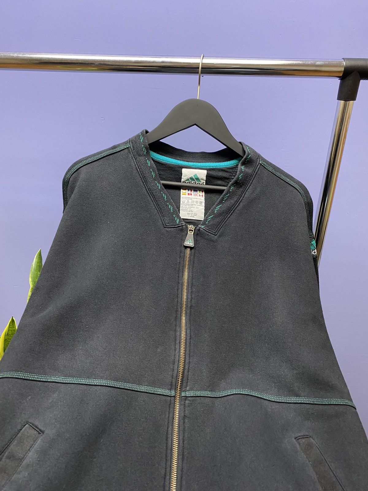 Other Vintage Adidas Equipment Bomber Track Jacket Men’s L Black Size US L / EU 52-54 / 3 - 11 Thumbnail