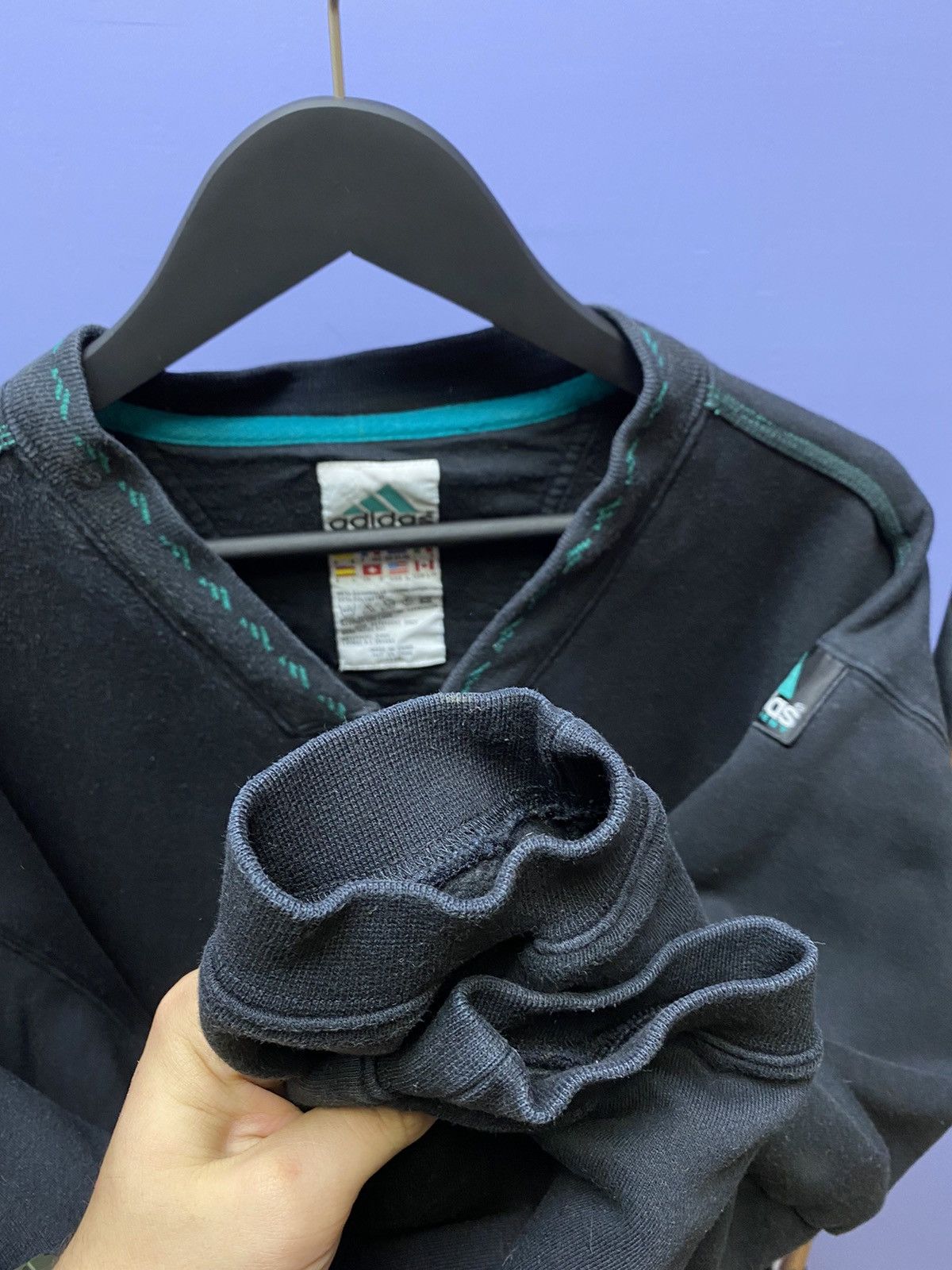 Other Vintage Adidas Equipment Bomber Track Jacket Men’s L Black Size US L / EU 52-54 / 3 - 20 Thumbnail