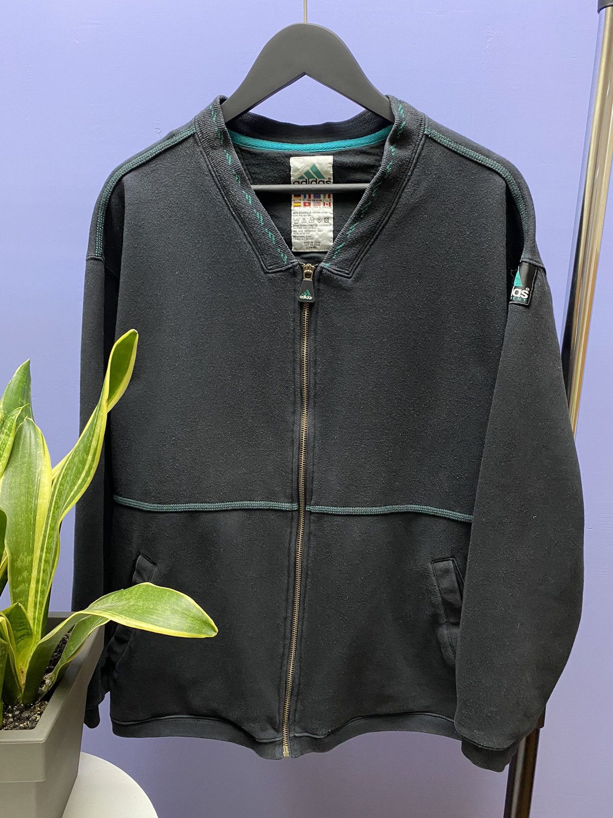 Other Vintage Adidas Equipment Bomber Track Jacket Men’s L Black Size US L / EU 52-54 / 3 - 7 Thumbnail