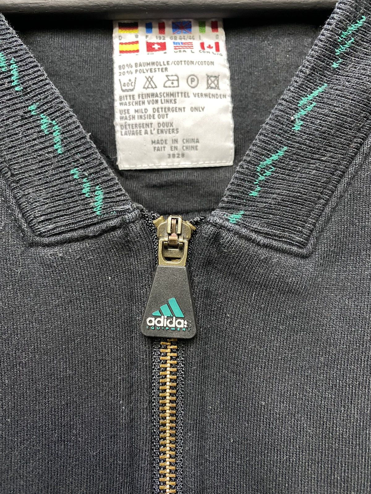 Other Vintage Adidas Equipment Bomber Track Jacket Men’s L Black Size US L / EU 52-54 / 3 - 14 Thumbnail