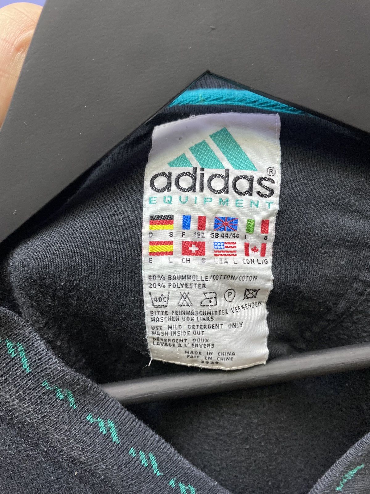 Other Vintage Adidas Equipment Bomber Track Jacket Men’s L Black Size US L / EU 52-54 / 3 - 16 Thumbnail