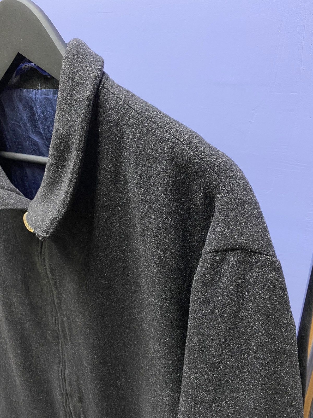 Other Kenzo Homme Wool Zip Coat Grey Jacket Men’s Size 52 Vintage Size US L / EU 52-54 / 3 - 4 Thumbnail