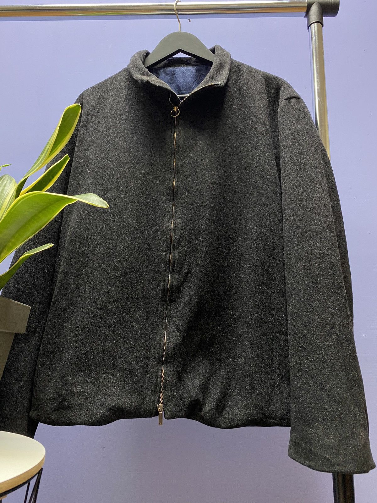 Other Kenzo Homme Wool Zip Coat Grey Jacket Men’s Size 52 Vintage Size US L / EU 52-54 / 3 - 2 Thumbnail