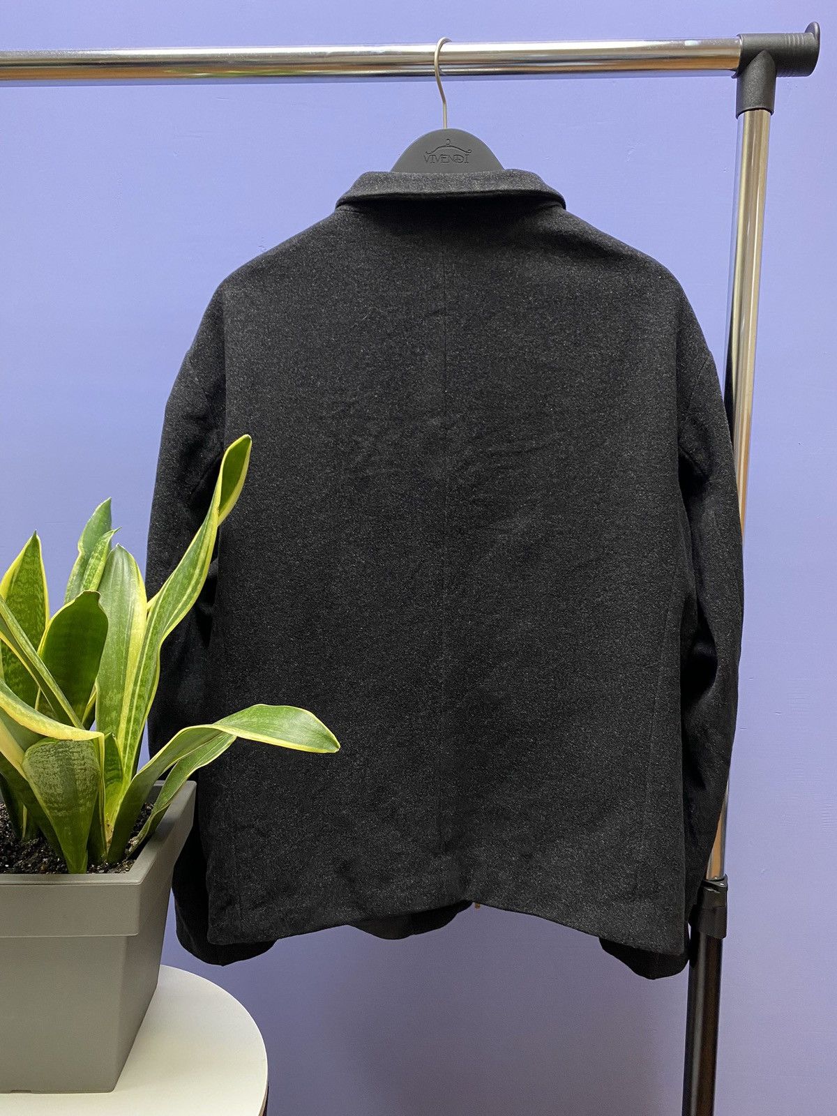 Other Kenzo Homme Wool Zip Coat Grey Jacket Men’s Size 52 Vintage Size US L / EU 52-54 / 3 - 18 Thumbnail