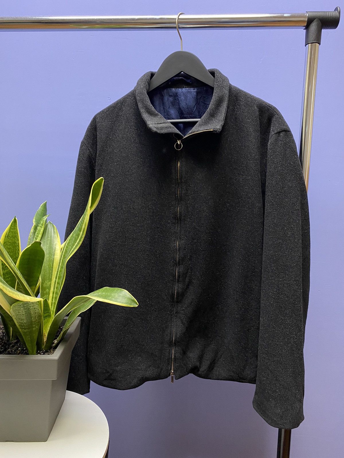 Other Kenzo Homme Wool Zip Coat Grey Jacket Men’s Size 52 Vintage Size US L / EU 52-54 / 3 - 1 Thumbnail
