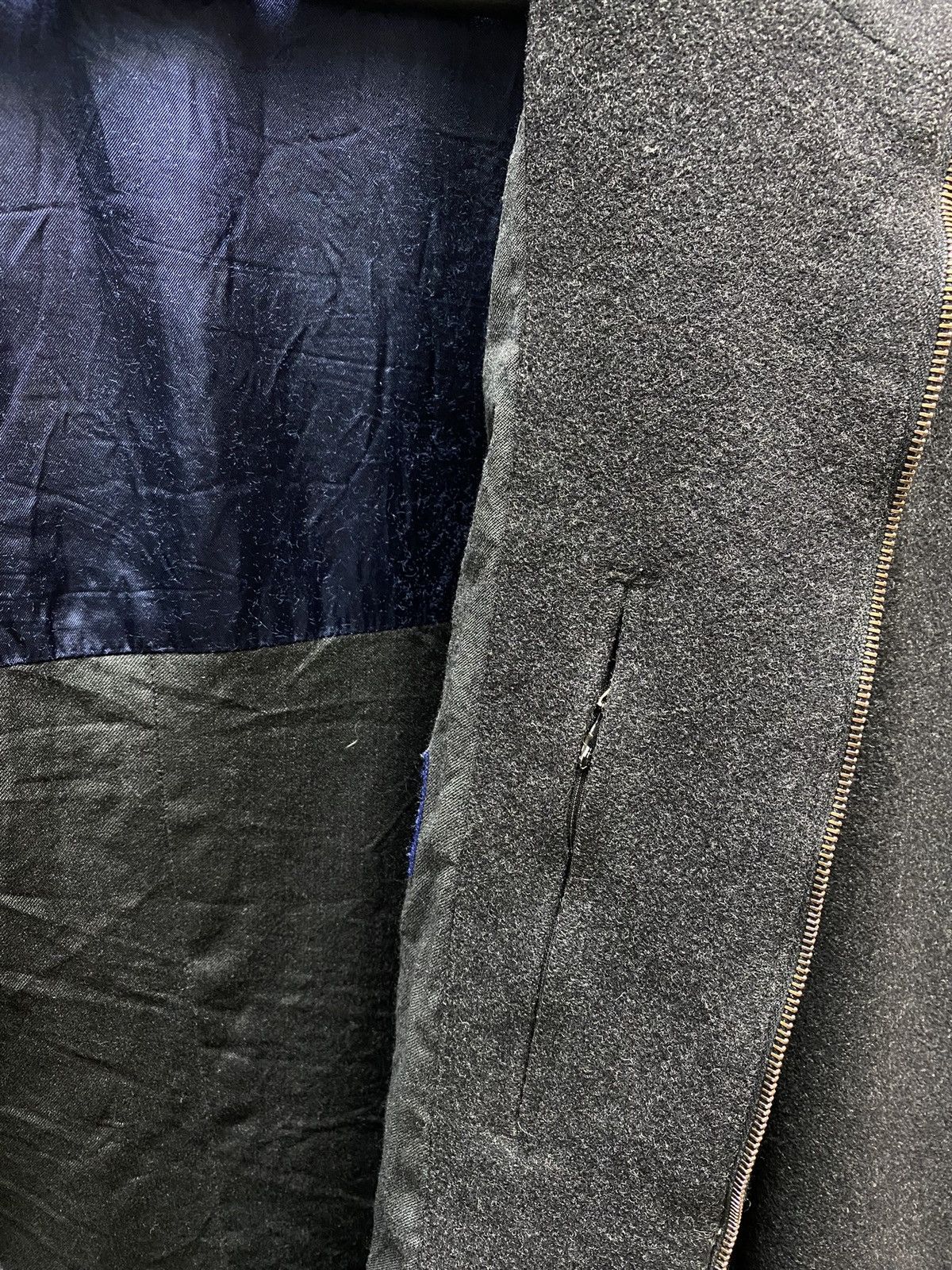 Other Kenzo Homme Wool Zip Coat Grey Jacket Men’s Size 52 Vintage Size US L / EU 52-54 / 3 - 22 Thumbnail
