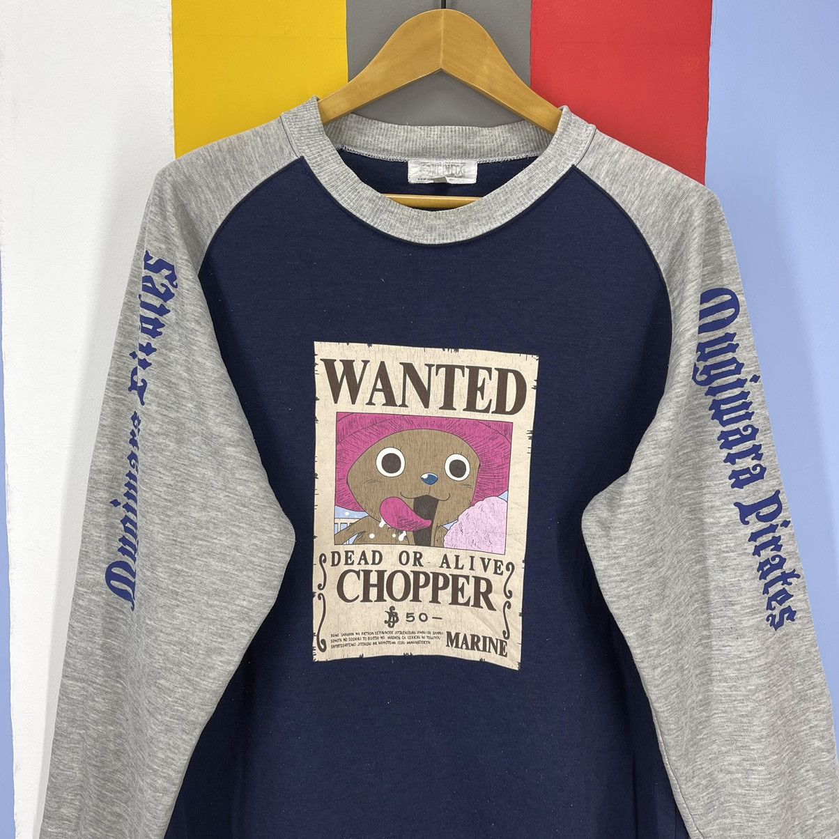 One Piece TONY TONY CHOPPER Crew Neck Sweatshirt #1123/AN Size US L / EU 52-54 / 3 - 2 Thumbnail