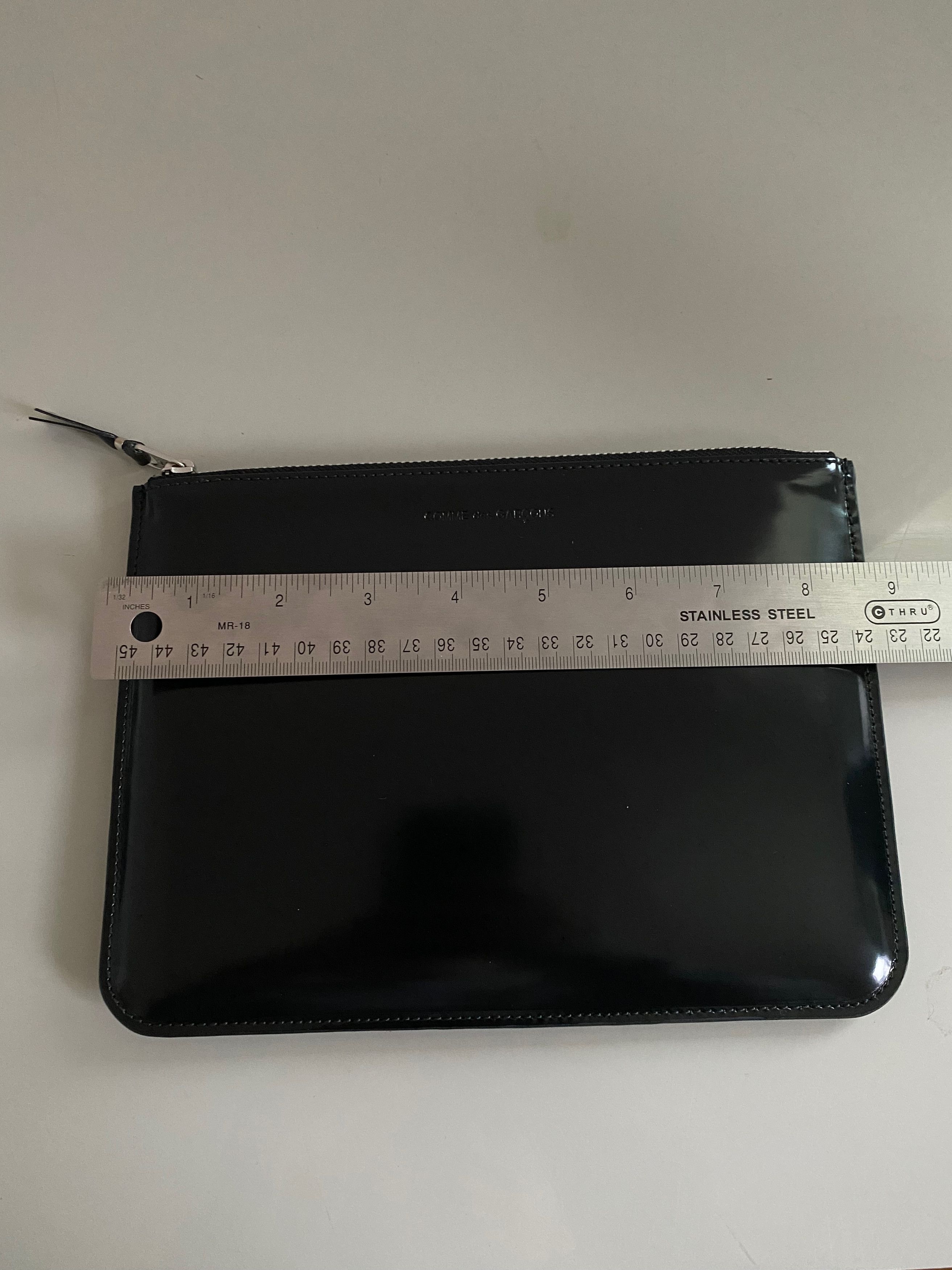 Comme des Garcons New CDG Wallet Mirror Inside Large Zip Pouch (SA5100MI) Size ONE SIZE - 9 Thumbnail