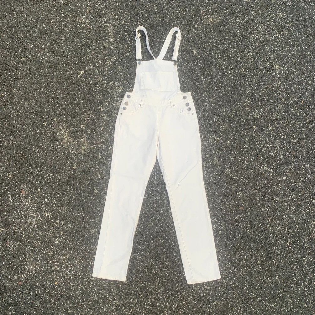 Japanese Brand Japanese Vintage Overalls Blank Jumpsuits W29 Size US 29 - 3 Thumbnail