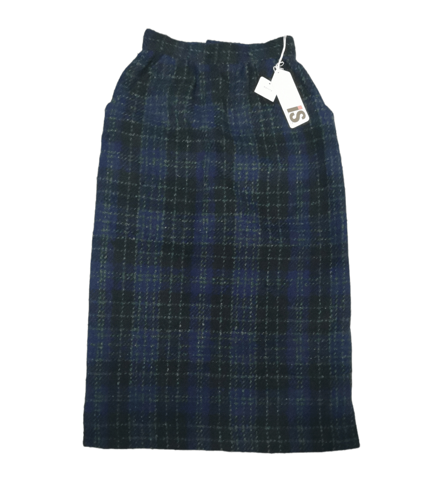 image of Issey Miyake Chisato Tsumori Designer Skirt Tartan Deadstock in Blue Tartan, Women's (Size 22)