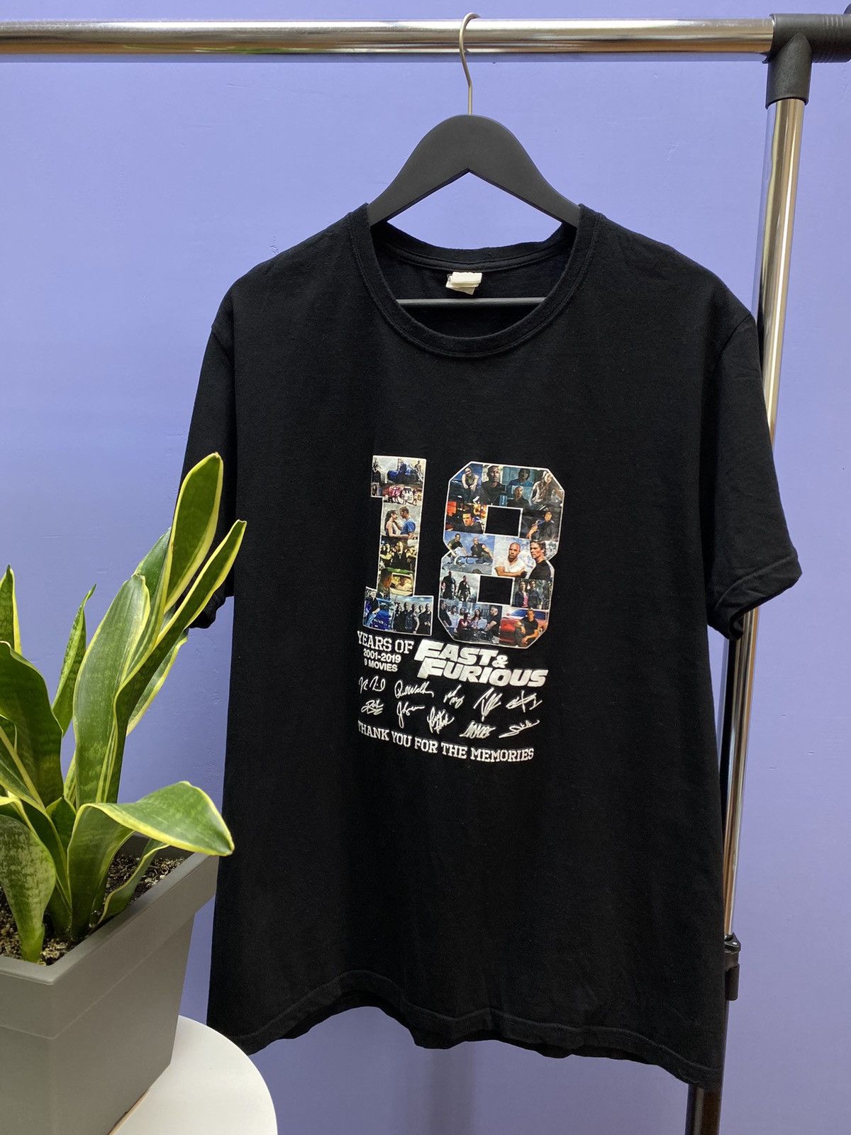 Other Fast And Furious Movie “Thanks For 18 Years 2001-2019” Tee Size US L / EU 52-54 / 3 - 1 Thumbnail