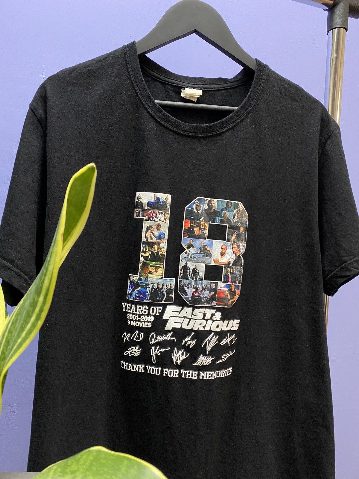 Other Fast And Furious Movie “Thanks For 18 Years 2001-2019” Tee Size US L / EU 52-54 / 3 - 6 Thumbnail