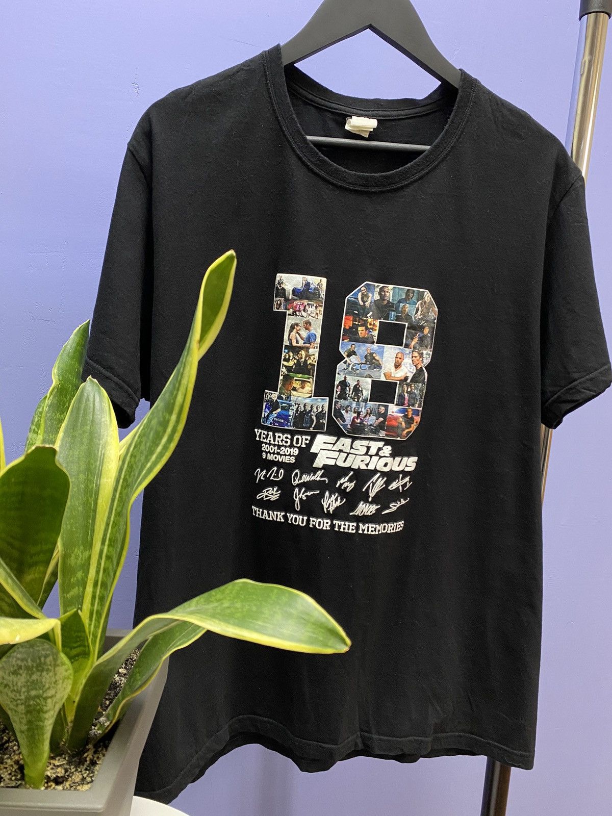Other Fast And Furious Movie “Thanks For 18 Years 2001-2019” Tee Size US L / EU 52-54 / 3 - 3 Thumbnail