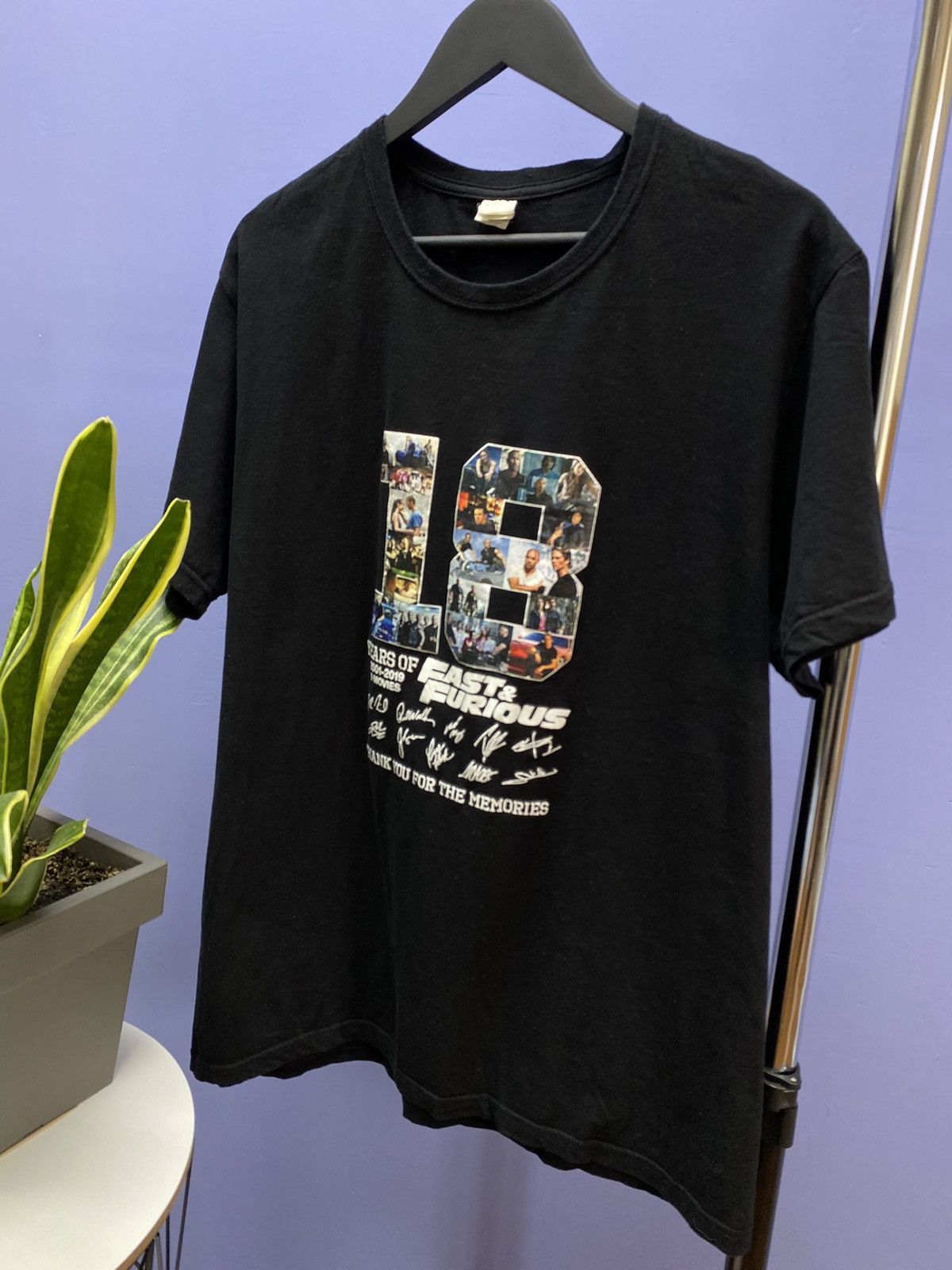 Other Fast And Furious Movie “Thanks For 18 Years 2001-2019” Tee Size US L / EU 52-54 / 3 - 2 Thumbnail
