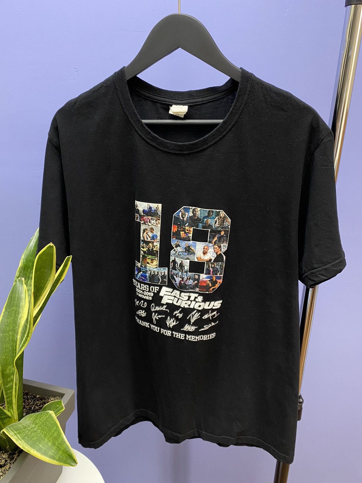 Other Fast And Furious Movie “Thanks For 18 Years 2001-2019” Tee Size US L / EU 52-54 / 3 - 5 Thumbnail