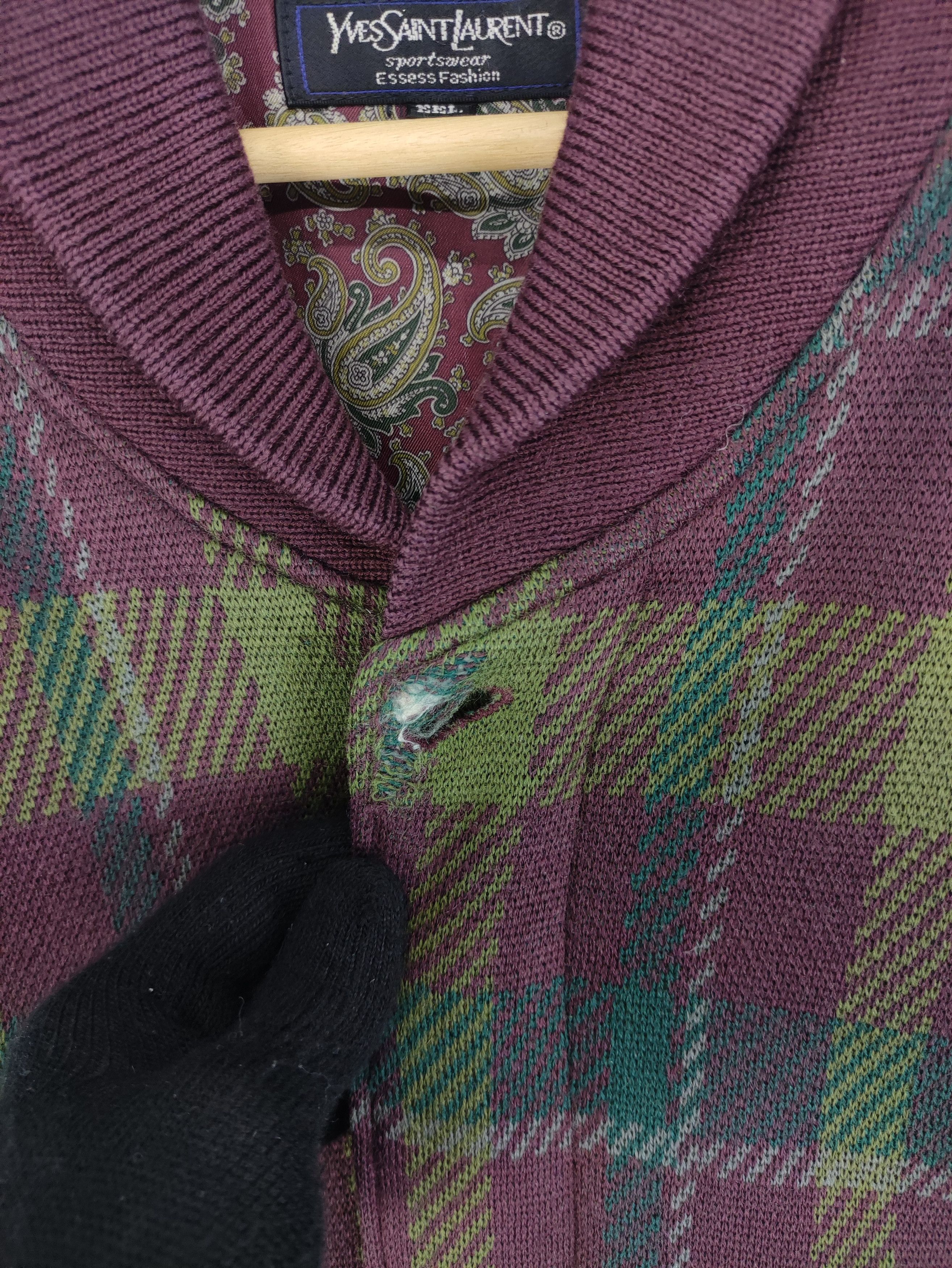 Yves Saint Laurent Vintage Yves Saint Laurent Wool Jacket Zipper Size US XL / EU 56 / 4 - 5 Thumbnail