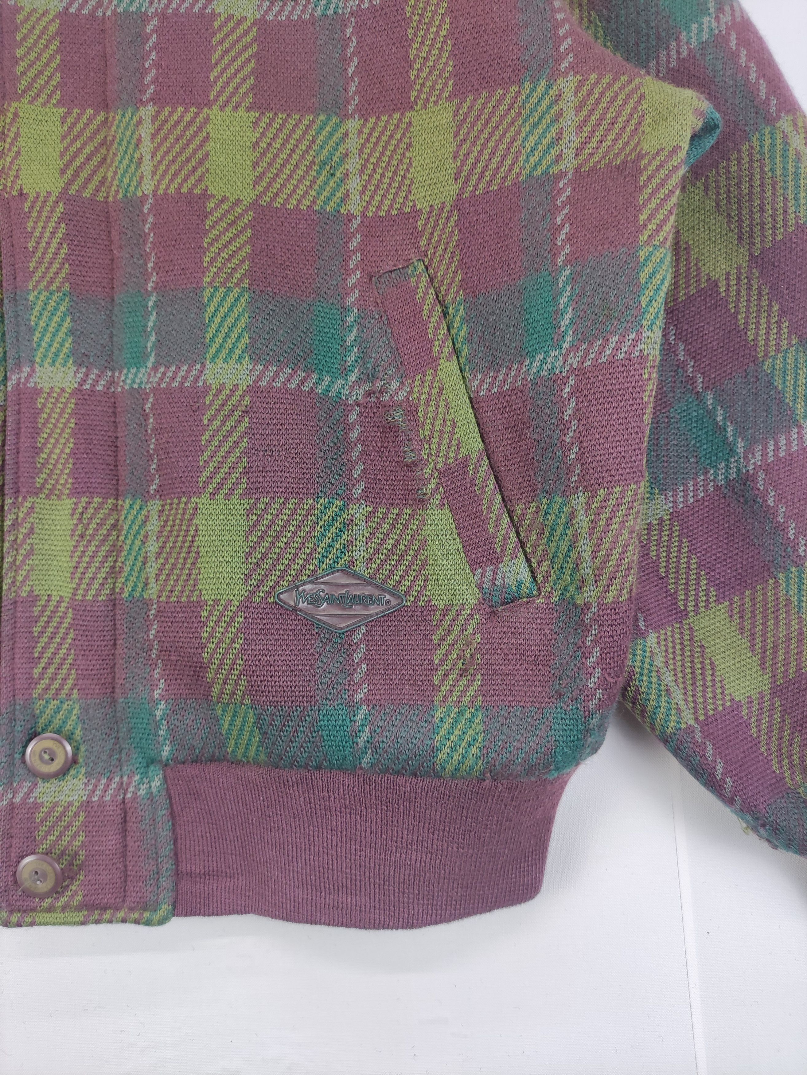 Yves Saint Laurent Vintage Yves Saint Laurent Wool Jacket Zipper Size US XL / EU 56 / 4 - 2 Thumbnail