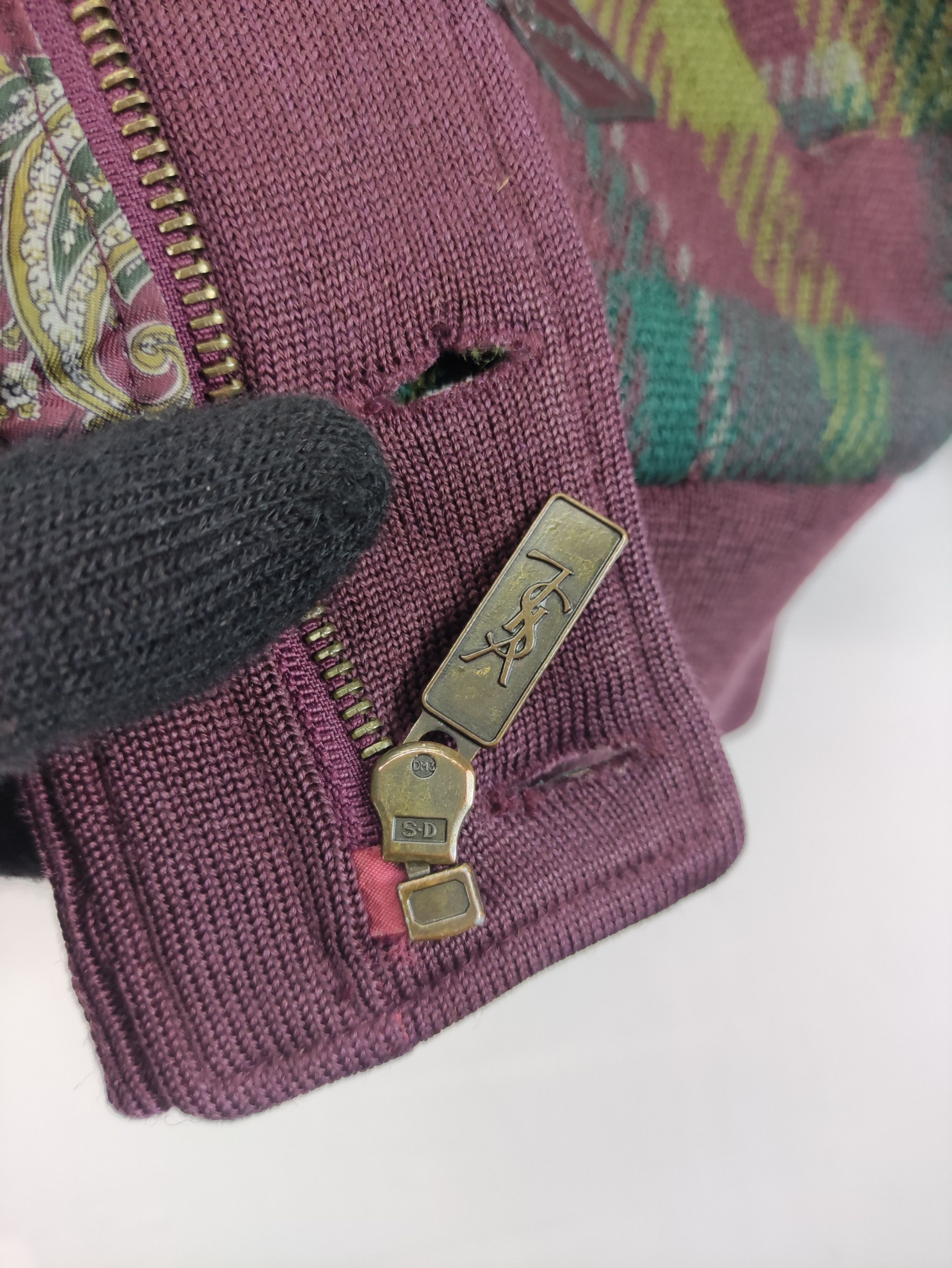 Yves Saint Laurent Vintage Yves Saint Laurent Wool Jacket Zipper Size US XL / EU 56 / 4 - 6 Thumbnail