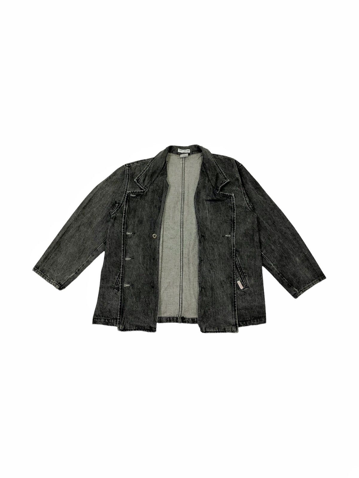 Georges Marciano 1990s George Marciano for Guess denim cloak jacket Size US L / EU 52-54 / 3 - 3 Thumbnail