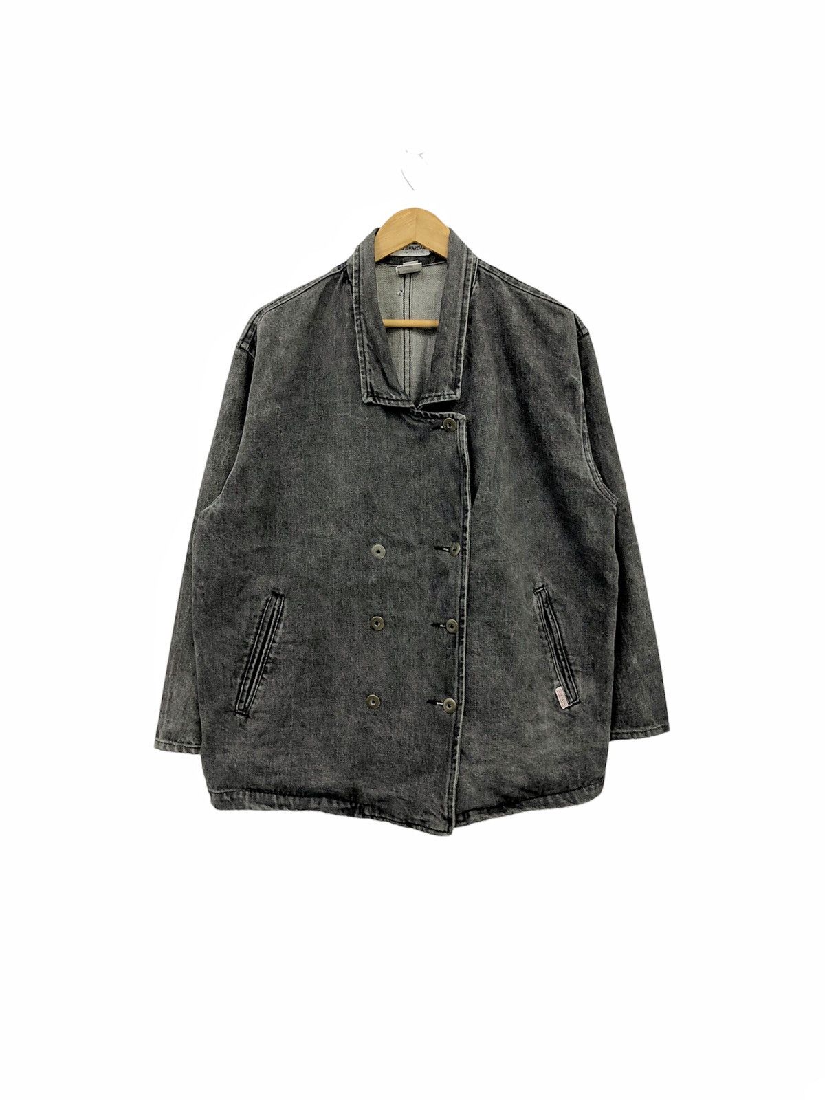 Georges Marciano 1990s George Marciano for Guess denim cloak jacket Size US L / EU 52-54 / 3 - 1 Thumbnail
