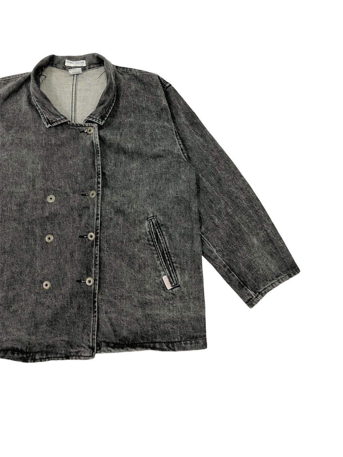 Georges Marciano 1990s George Marciano for Guess denim cloak jacket Size US L / EU 52-54 / 3 - 6 Thumbnail