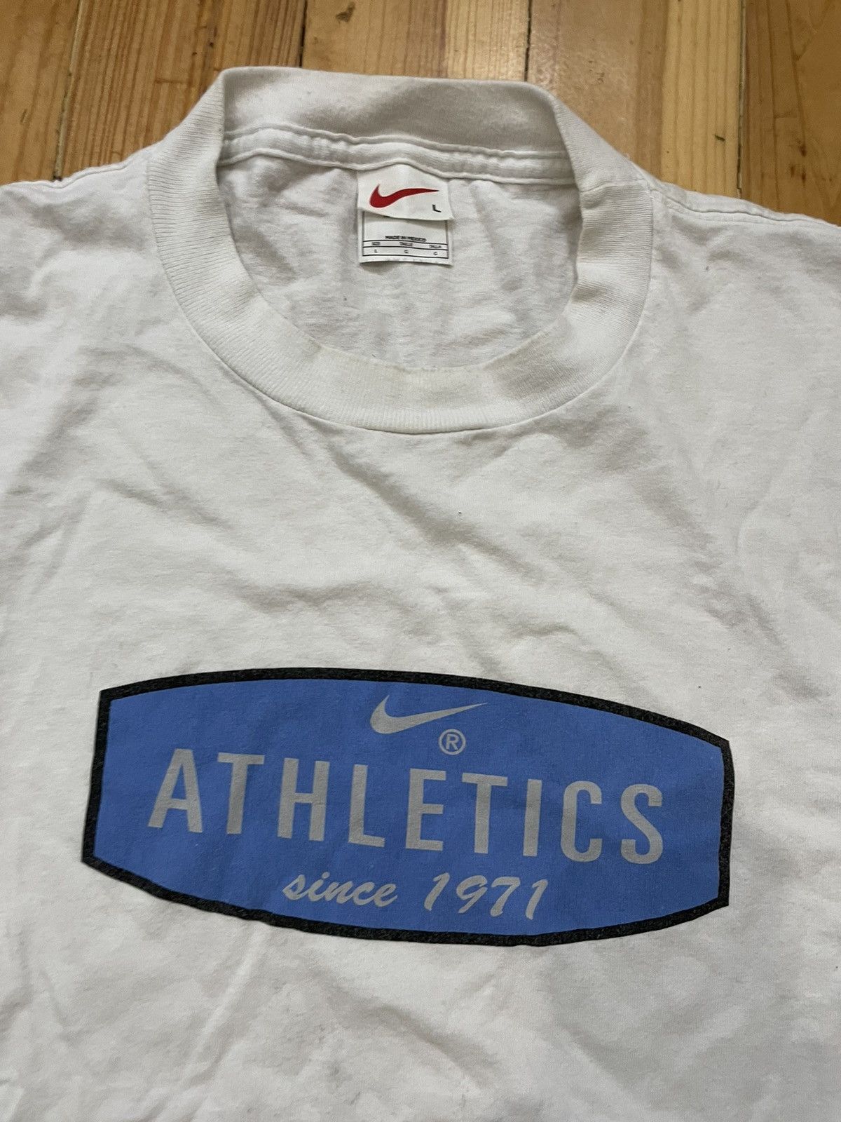 Nike × Vintage Vintage red tag nike T-shirt Size US L / EU 52-54 / 3 - 3 Thumbnail
