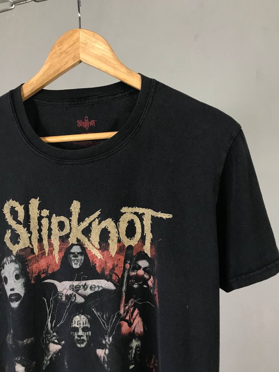 Band Tees × Slipknot × Vintage Slipknot vintage rock band overprinted tee Size US M / EU 48-50 / 2 - 2 Thumbnail