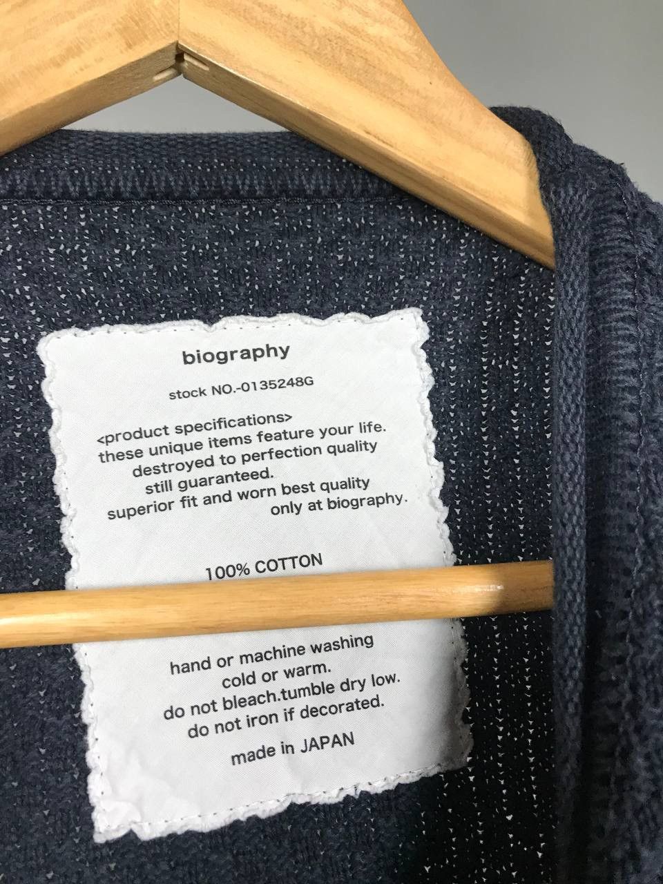 Designer × Japanese Brand Biography Wear designer luxury made in Japan sweater Size US L / EU 52-54 / 3 - 3 Thumbnail