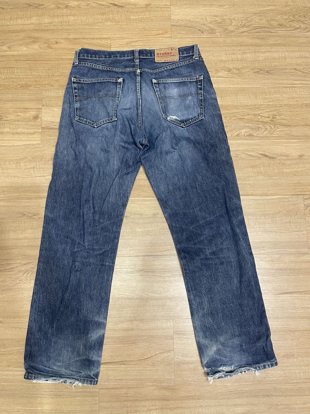 Denim Pants Stussy Rough And Tough Jeans Vintage Stussy Rough