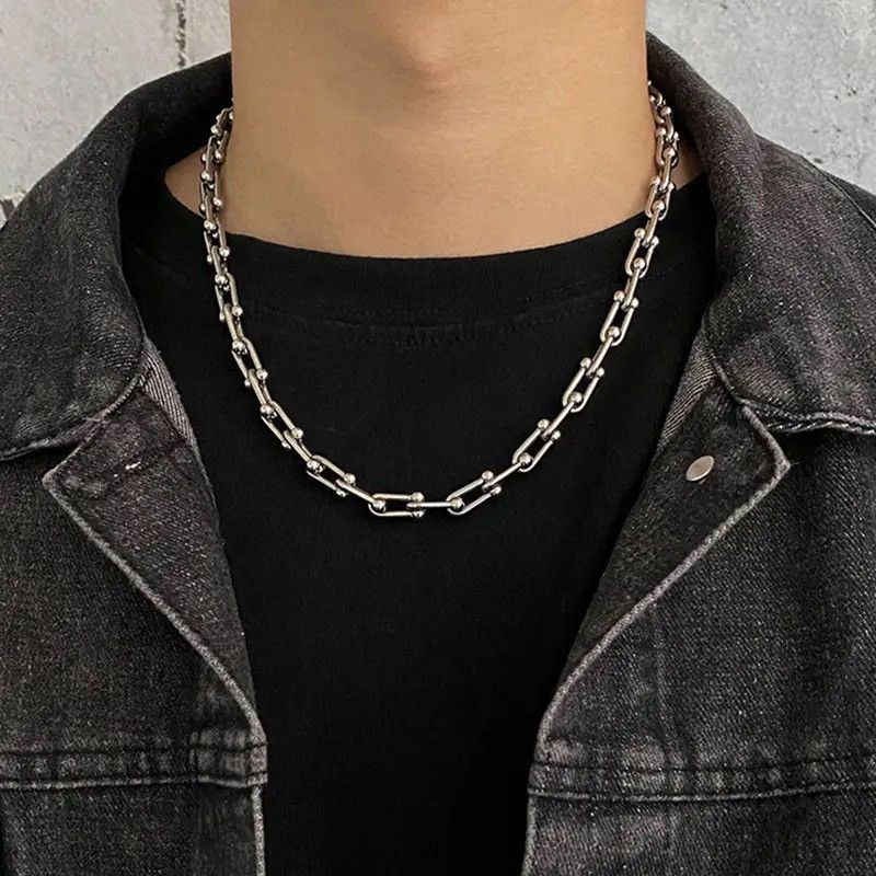 Jewelry Niche Design Stainless Steel Chain Necklace Size ONE SIZE - 1 Thumbnail