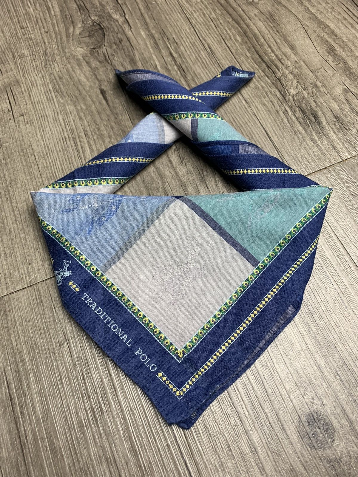 Designer Traditional Polo Handkerchief Bandana Neckerchief Size ONE SIZE - 1 Thumbnail