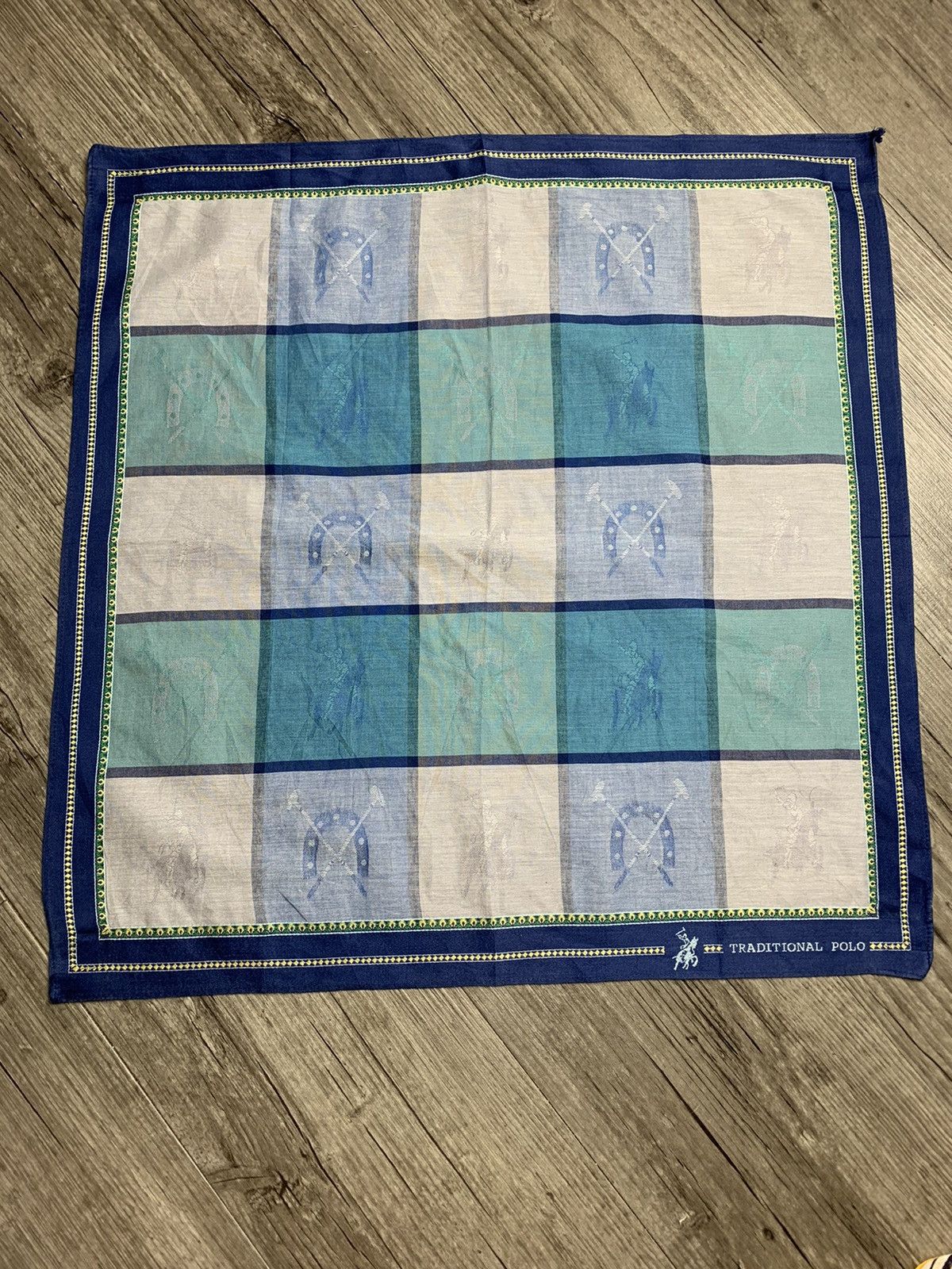 Designer Traditional Polo Handkerchief Bandana Neckerchief Size ONE SIZE - 2 Thumbnail