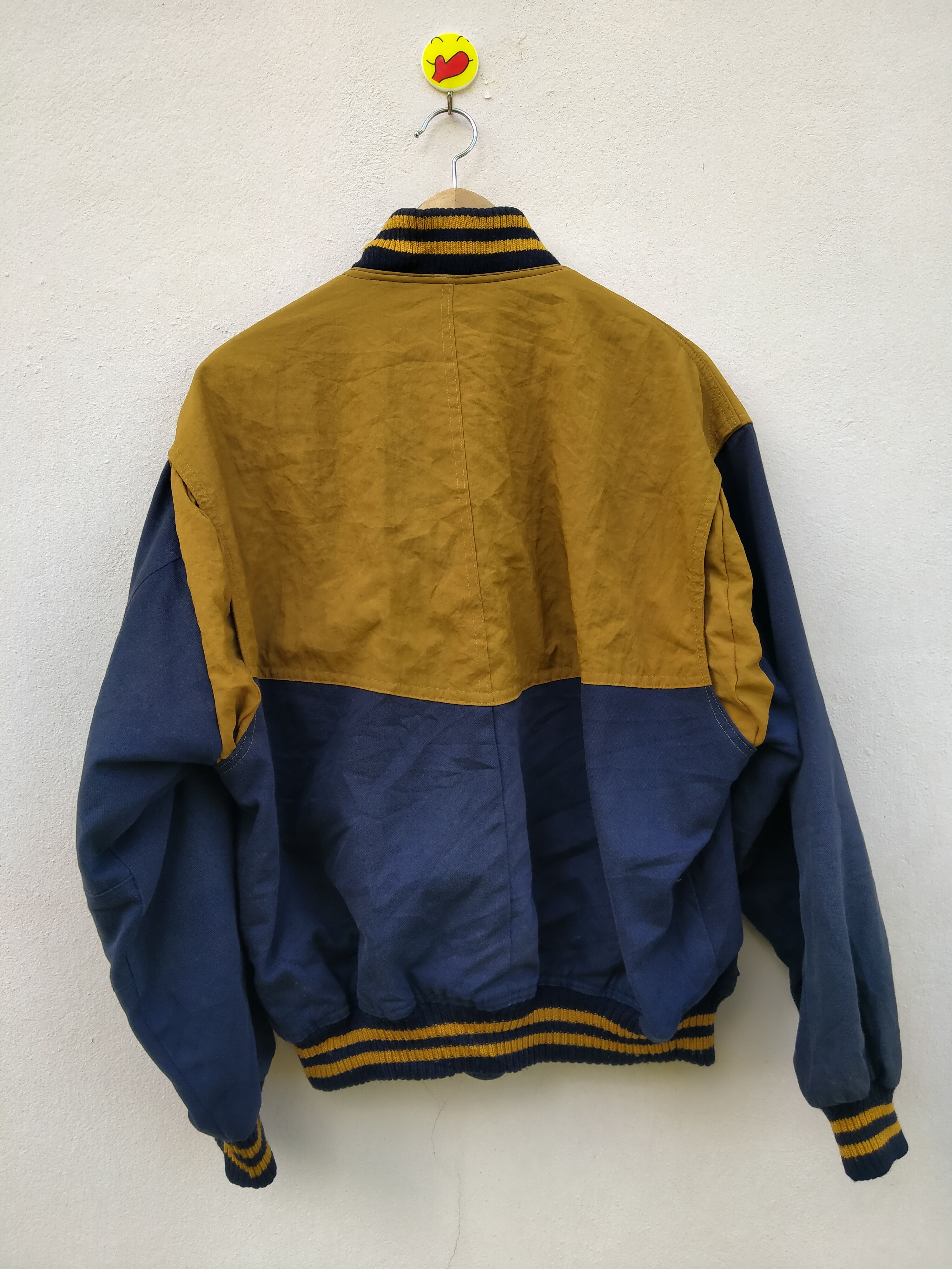 Japanese Brand Vintage Varsity Two Tone Jacket Size US L / EU 52-54 / 3 - 6 Thumbnail