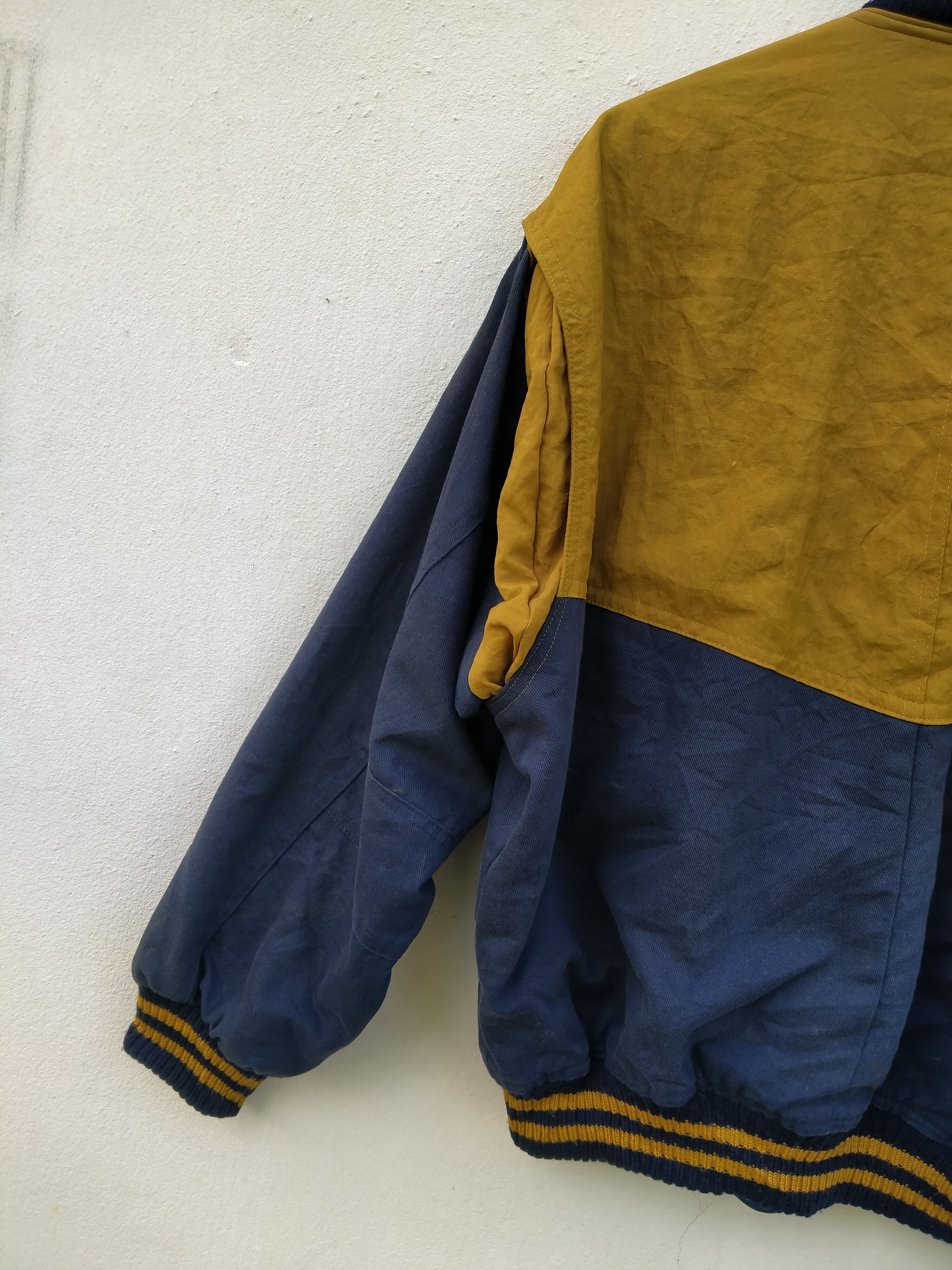 Japanese Brand Vintage Varsity Two Tone Jacket Size US L / EU 52-54 / 3 - 7 Thumbnail