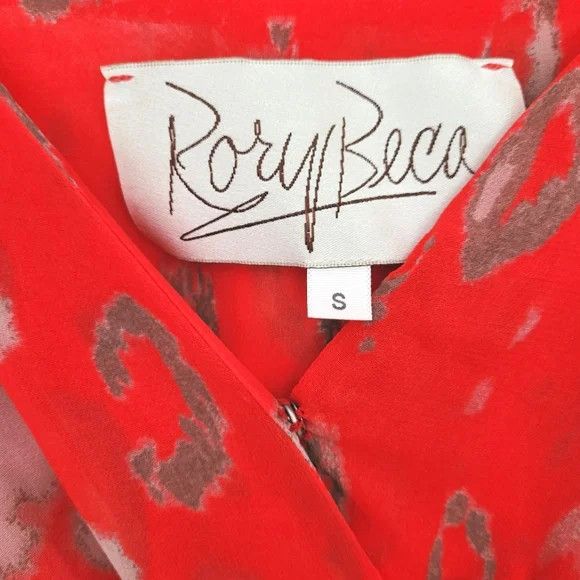 Vacation NWOT Rory Beca Spaghetti Strap Georgette Dress Size S / US 4 / IT 40 - 6 Thumbnail