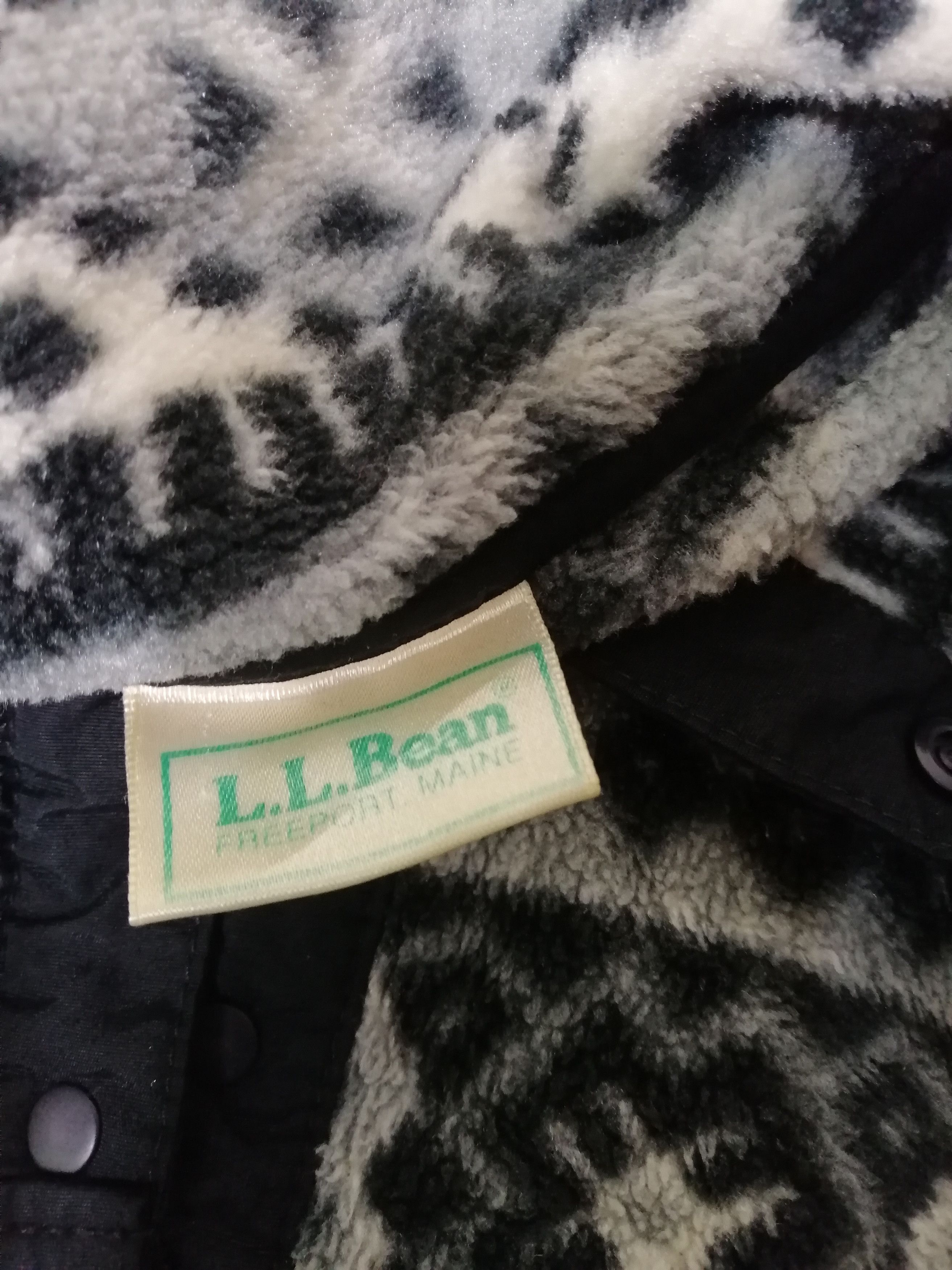 L.L. Bean Vintage Printed Fleece LL Bean Pullover Button Snaps Size US M / EU 48-50 / 2 - 4 Thumbnail