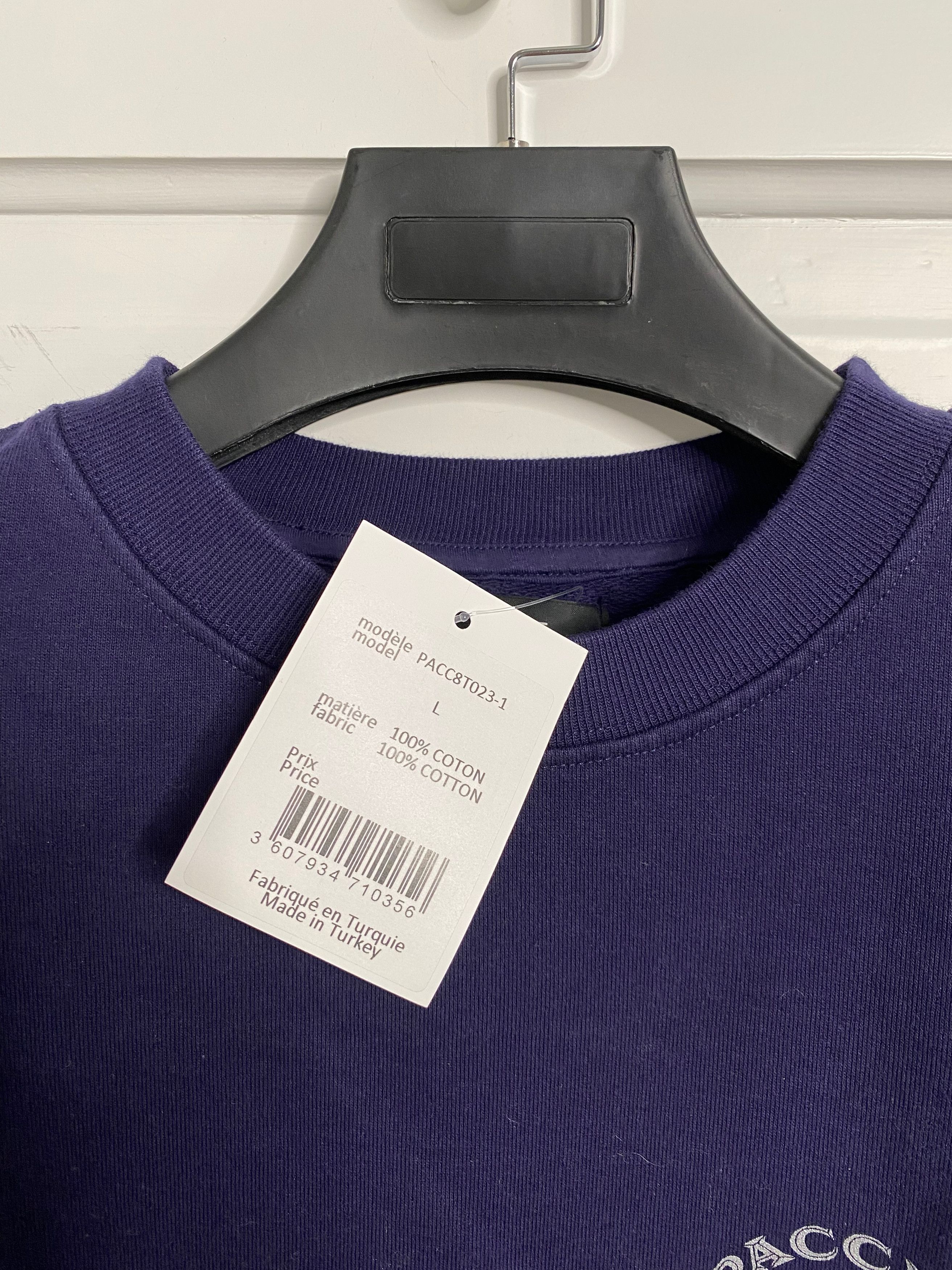 PACCBET New with tags Paccbet Crewneck Sweatshirt Large Size US L / EU 52-54 / 3 - 5 Thumbnail