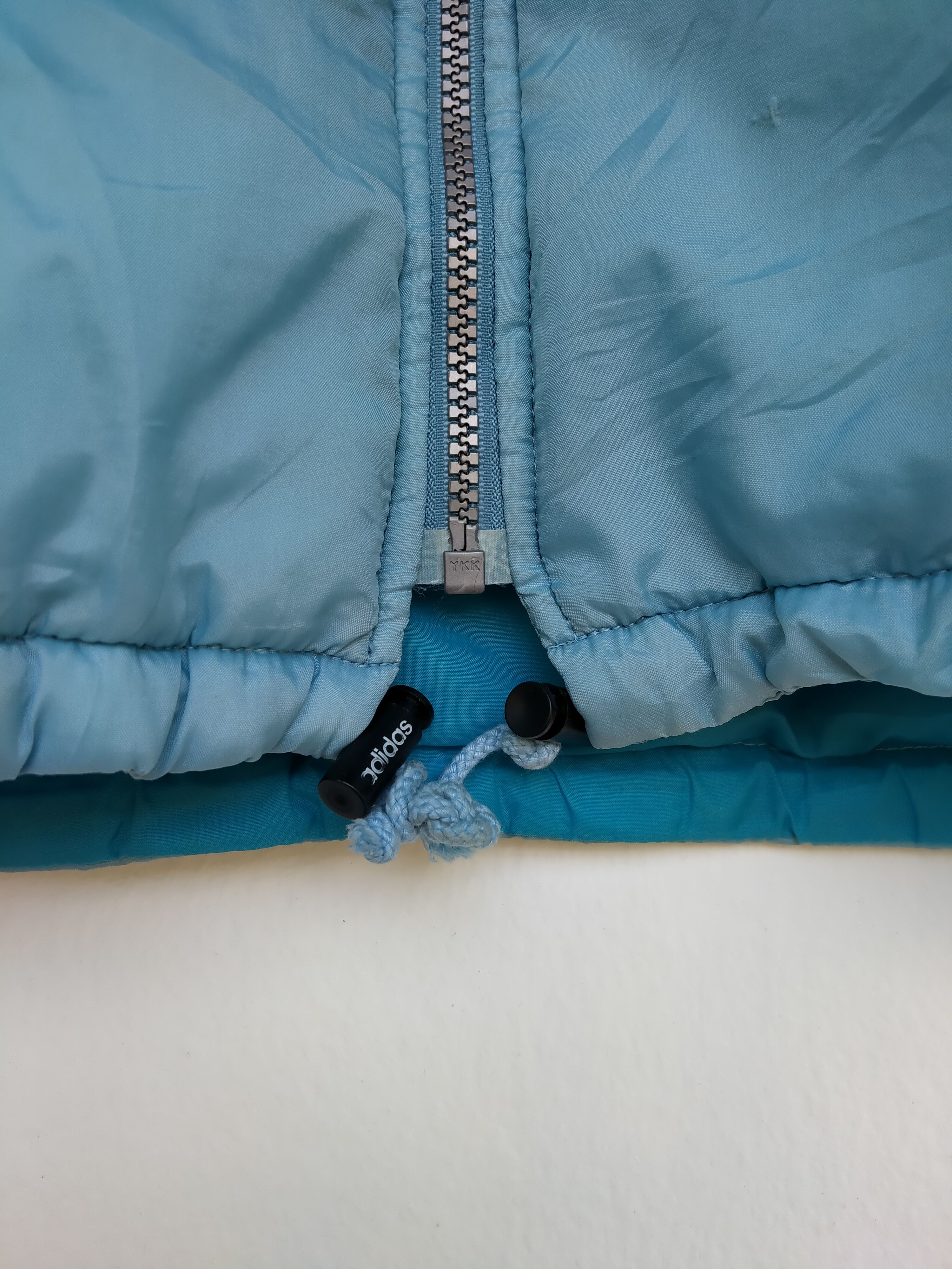 Adidas Vintage 90s Adidas 3 Stripe Puffer Long Jacket Size US M / EU 48-50 / 2 - 6 Thumbnail