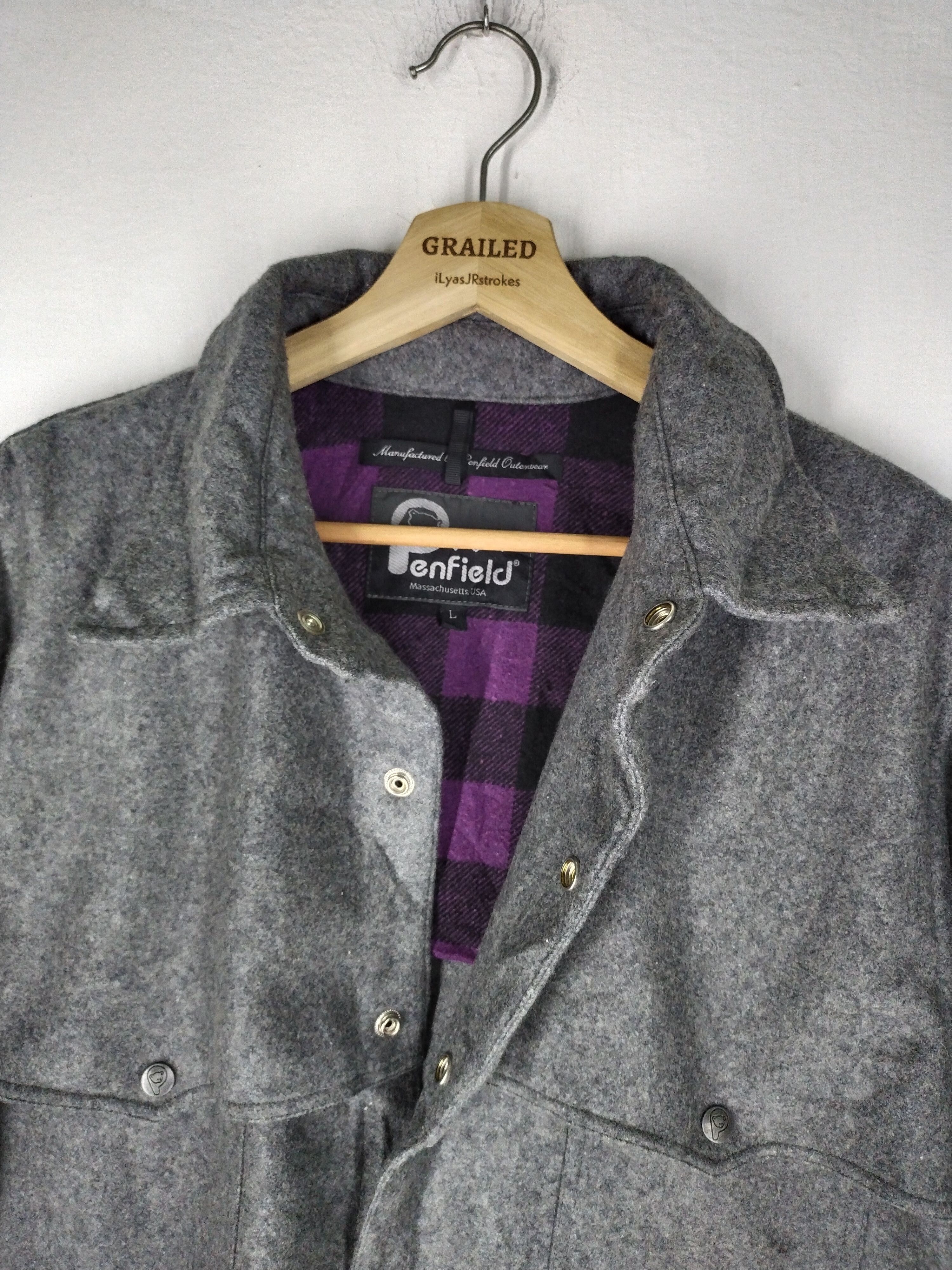 Penfield 🔥 VINTAGE PENFIELD WOOL JACKET Size US L / EU 52-54 / 3 - 8 Thumbnail