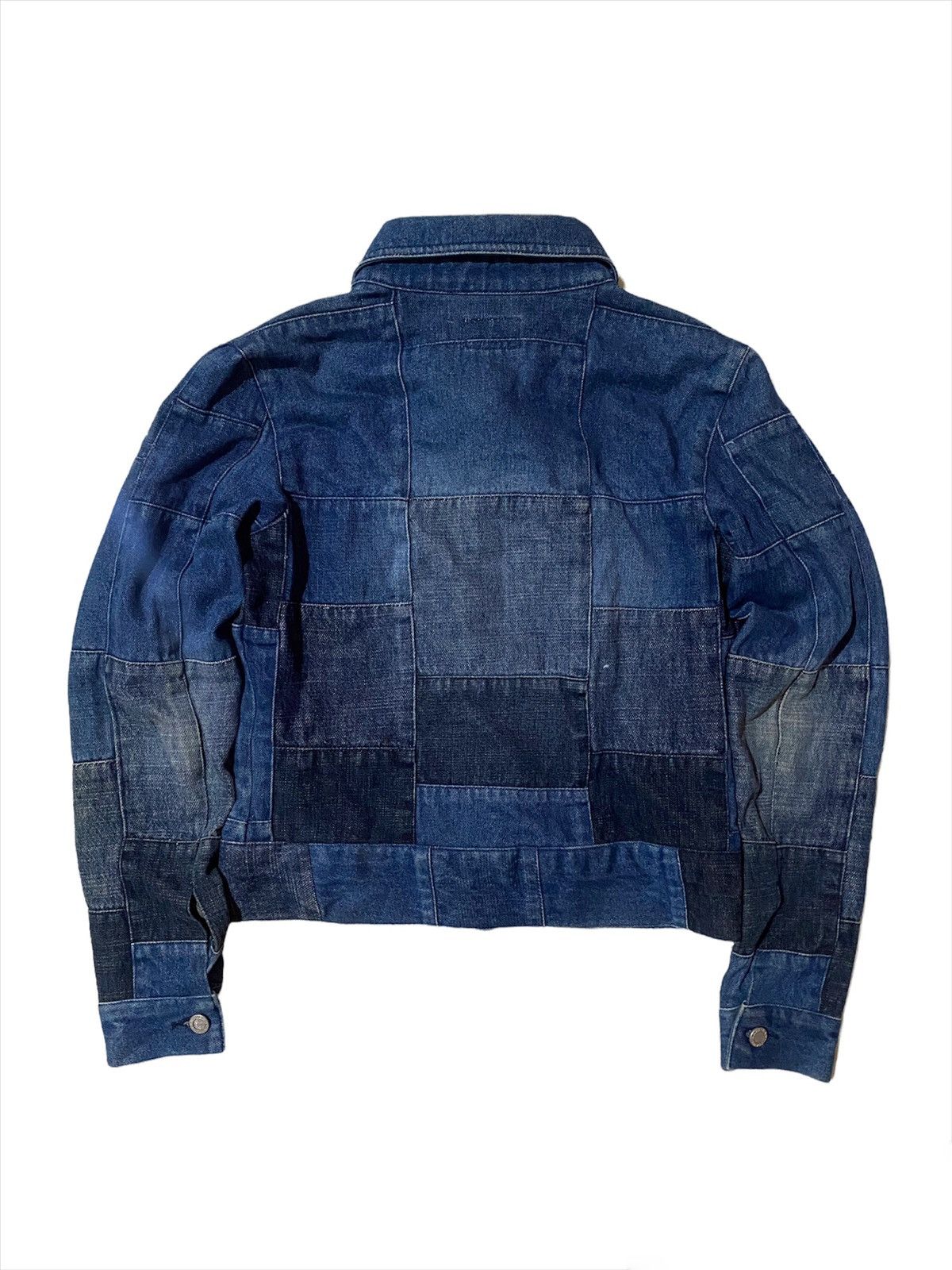 Karl Kani 💥Karl Kani Indigo Blue Patchwork Jacket Size XS / US 0-2 / IT 36-38 - 3 Thumbnail