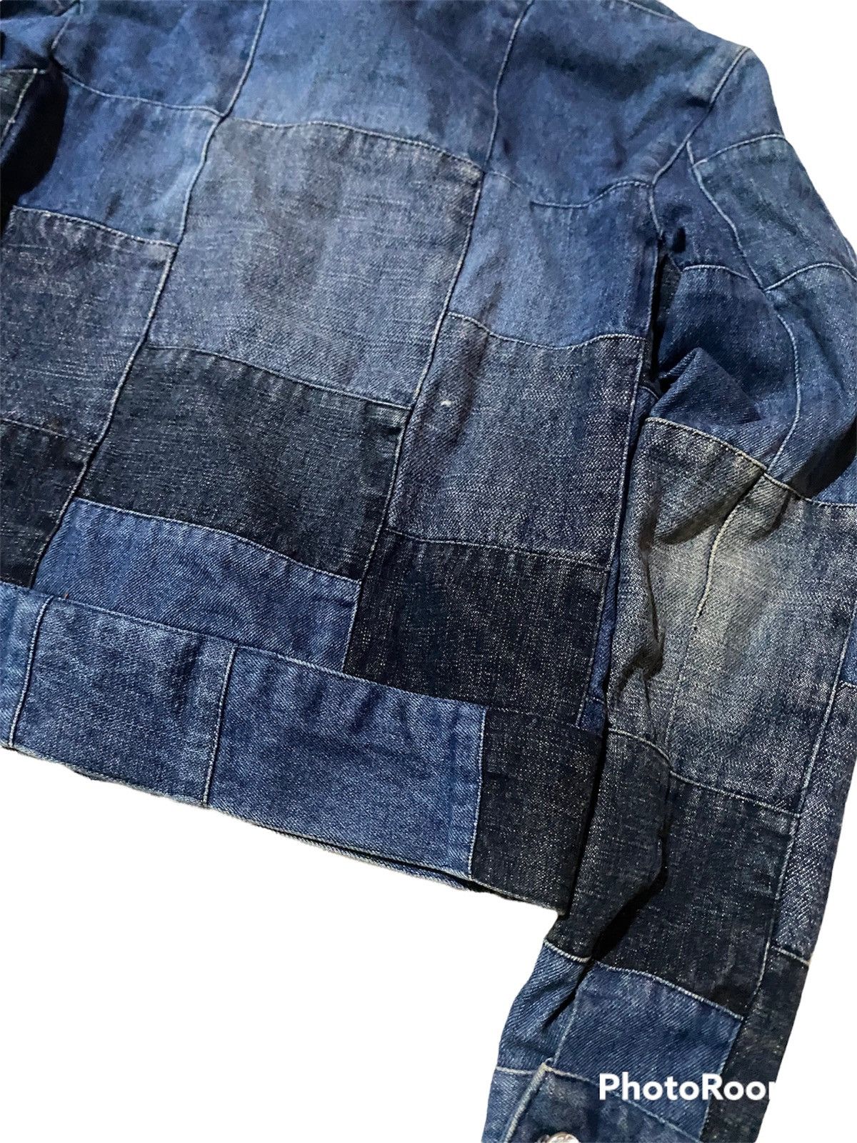 Karl Kani 💥Karl Kani Indigo Blue Patchwork Jacket Size XS / US 0-2 / IT 36-38 - 4 Thumbnail