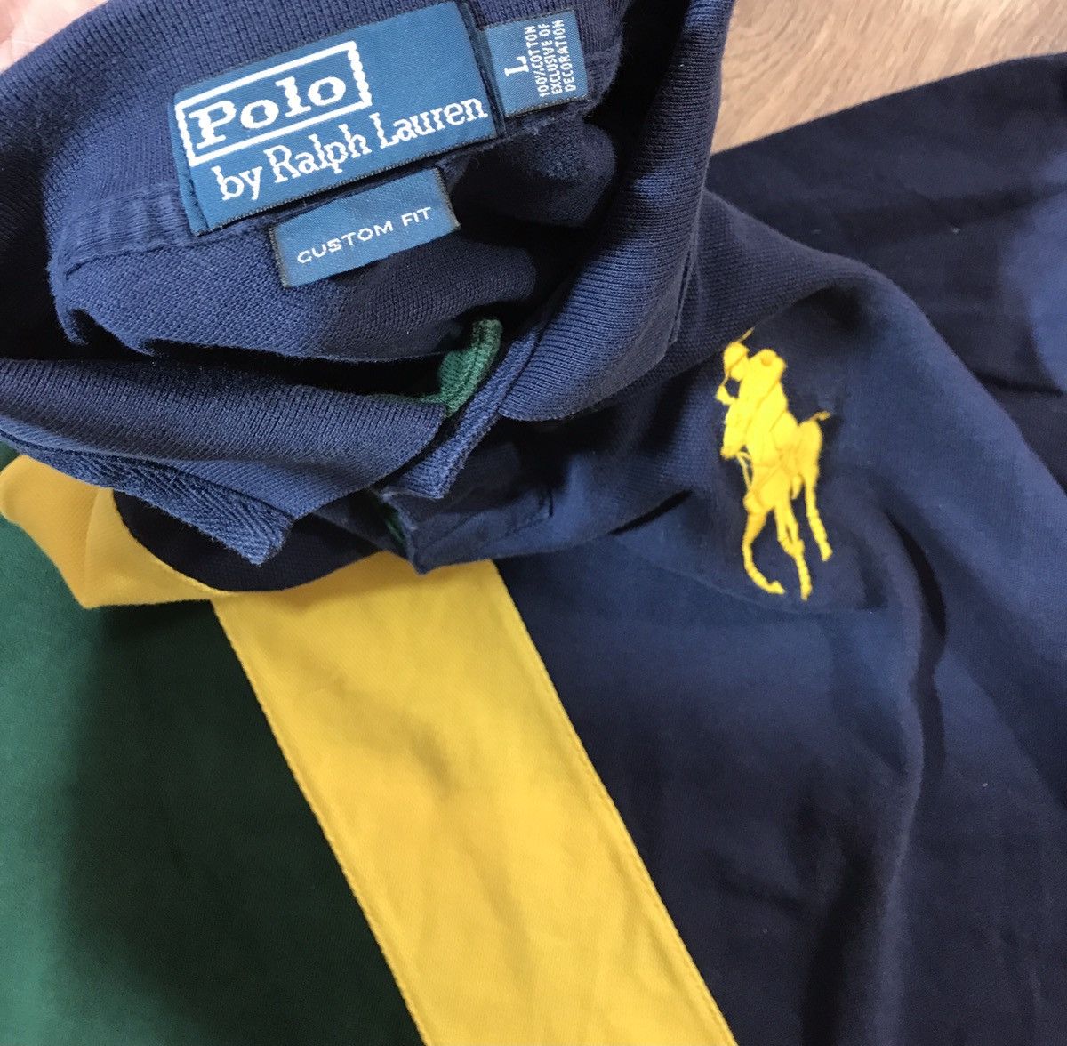 Polo Ralph Lauren Vintage polo Ralph Lauren big logo size L pony Size US L / EU 52-54 / 3 - 3 Thumbnail