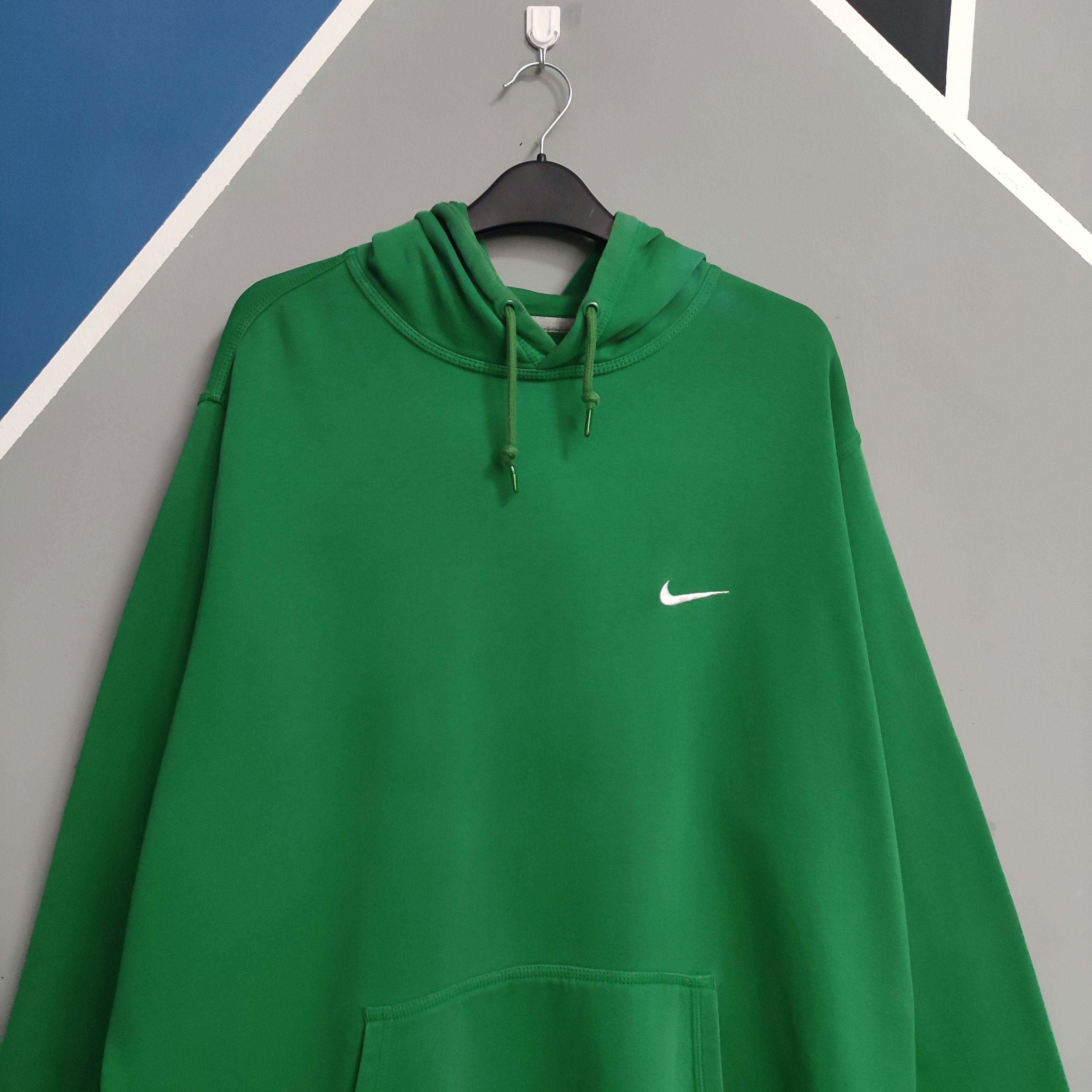 Nike Nike Essential Small Swoosh Green Hoodie Size US XXL / EU 58 / 5 - 3 Thumbnail