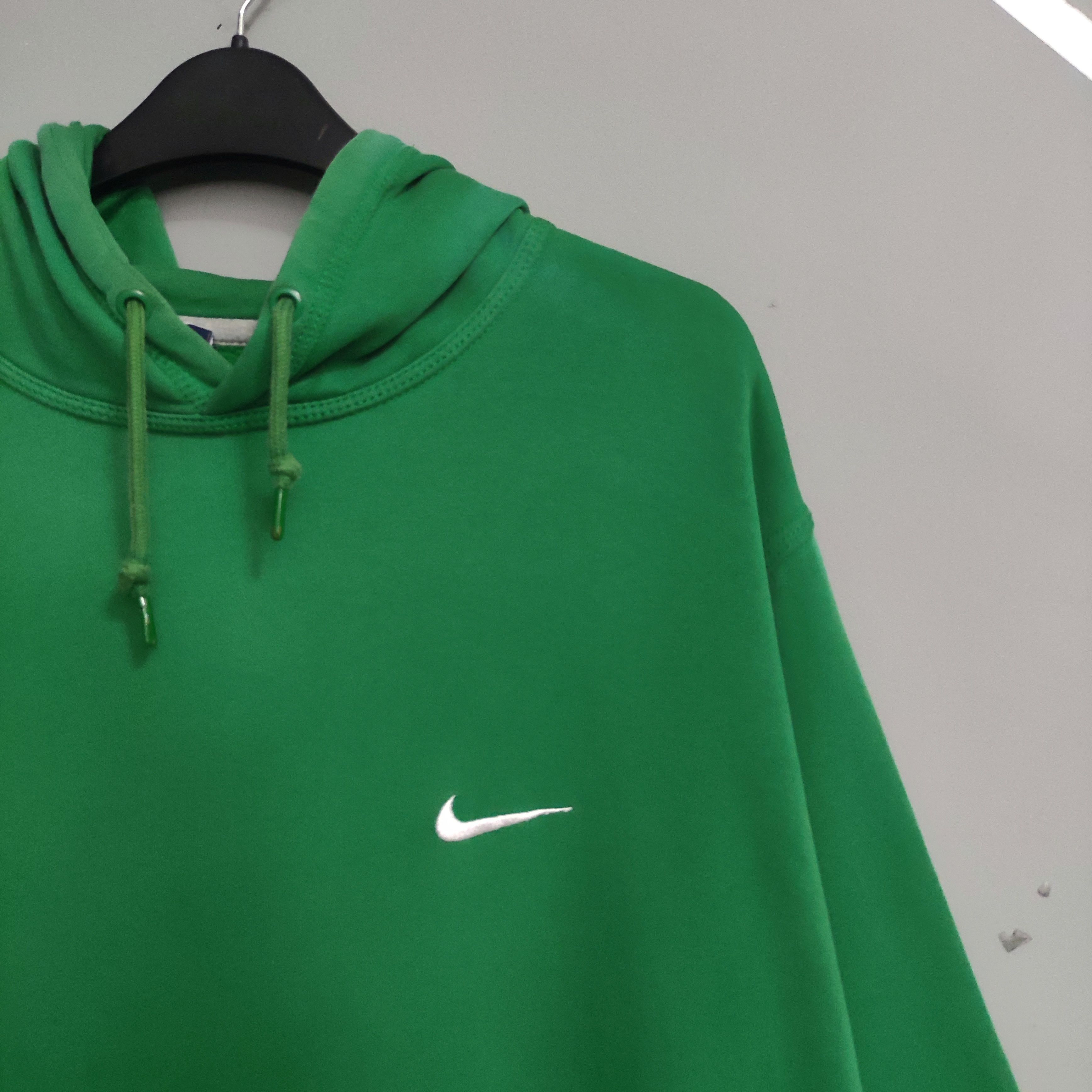 Nike Nike Essential Small Swoosh Green Hoodie Size US XXL / EU 58 / 5 - 4 Thumbnail